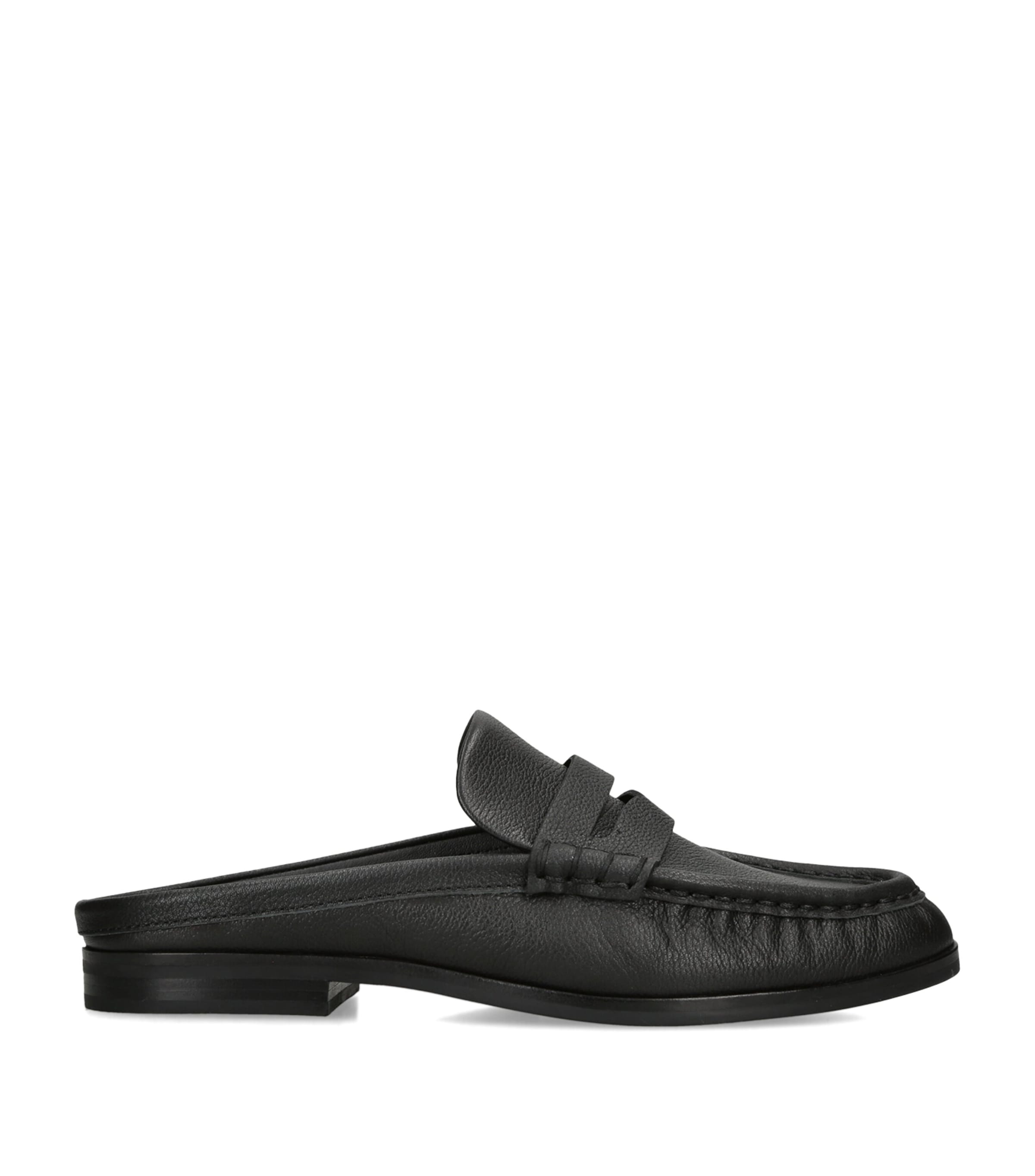 Simkhai Leather Dean Loafers Black Image 1