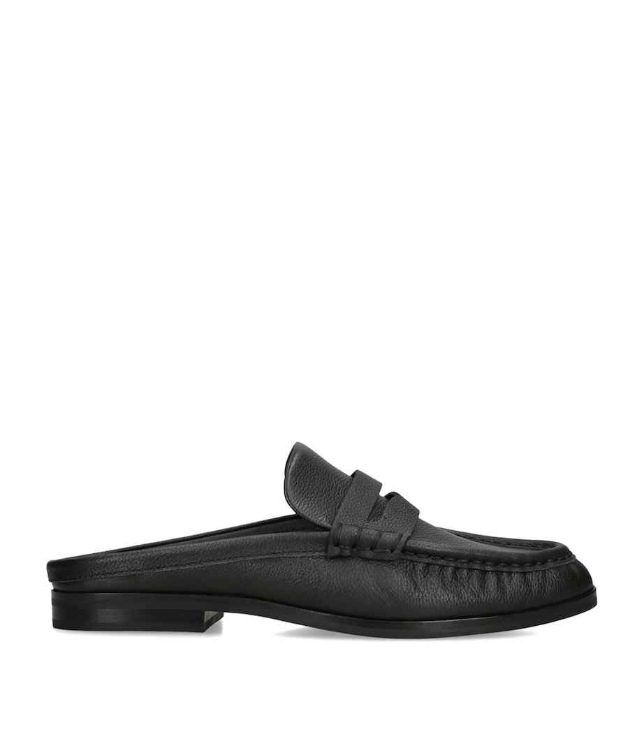 Simkhai Leather Dean Loafers Black Image 1