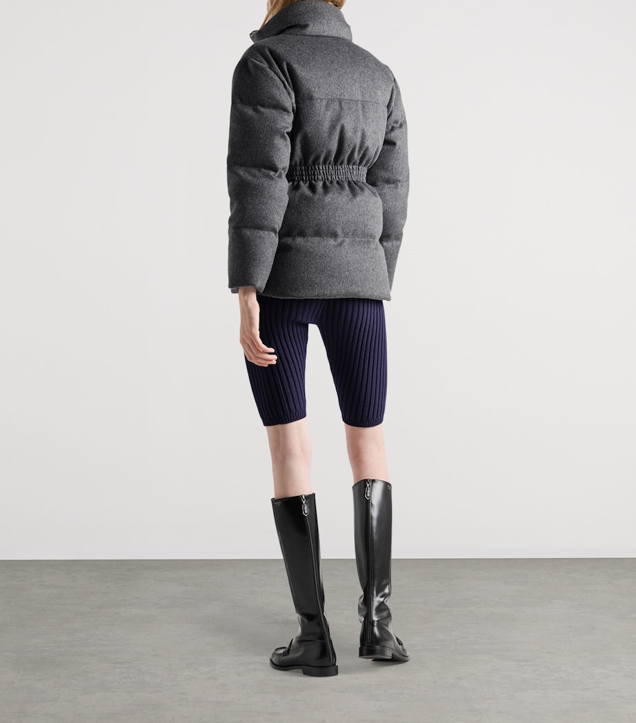 Wool Loden Down Jacket F0480 Image 5