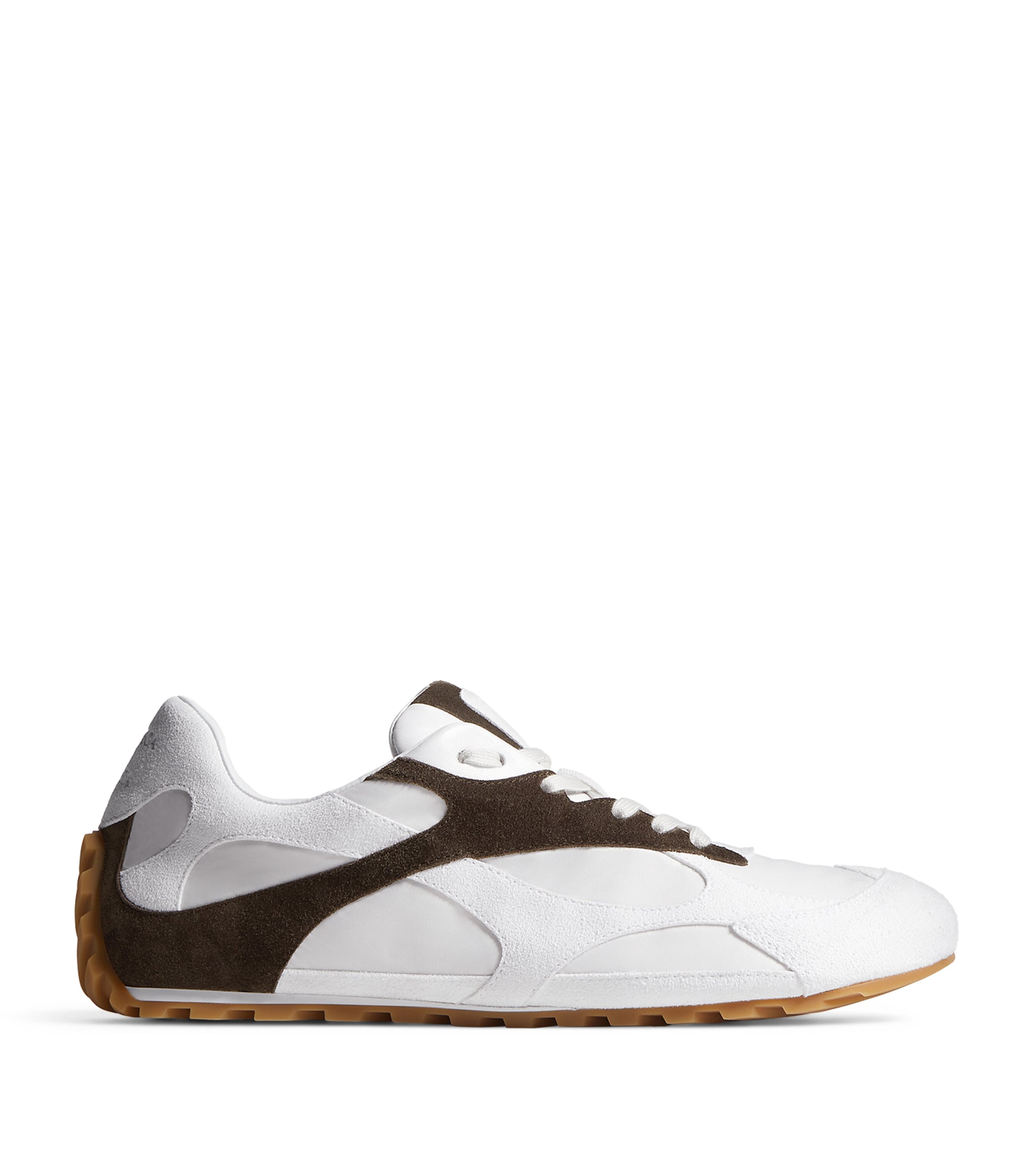 Bottega Veneta Mens Suede-Trim Orbit Flash Sneakers Image 1