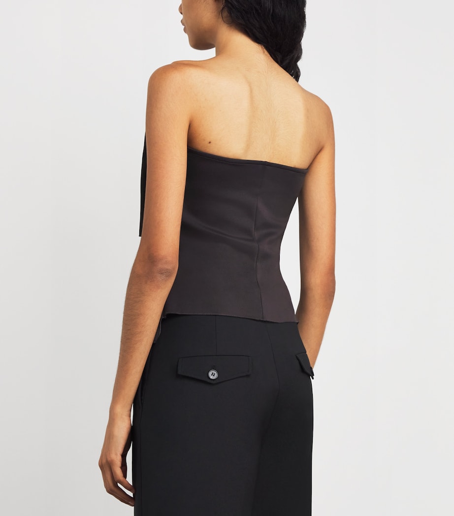 Sculpted Tube Top 900 CHOCOLATE BROWN Image 4