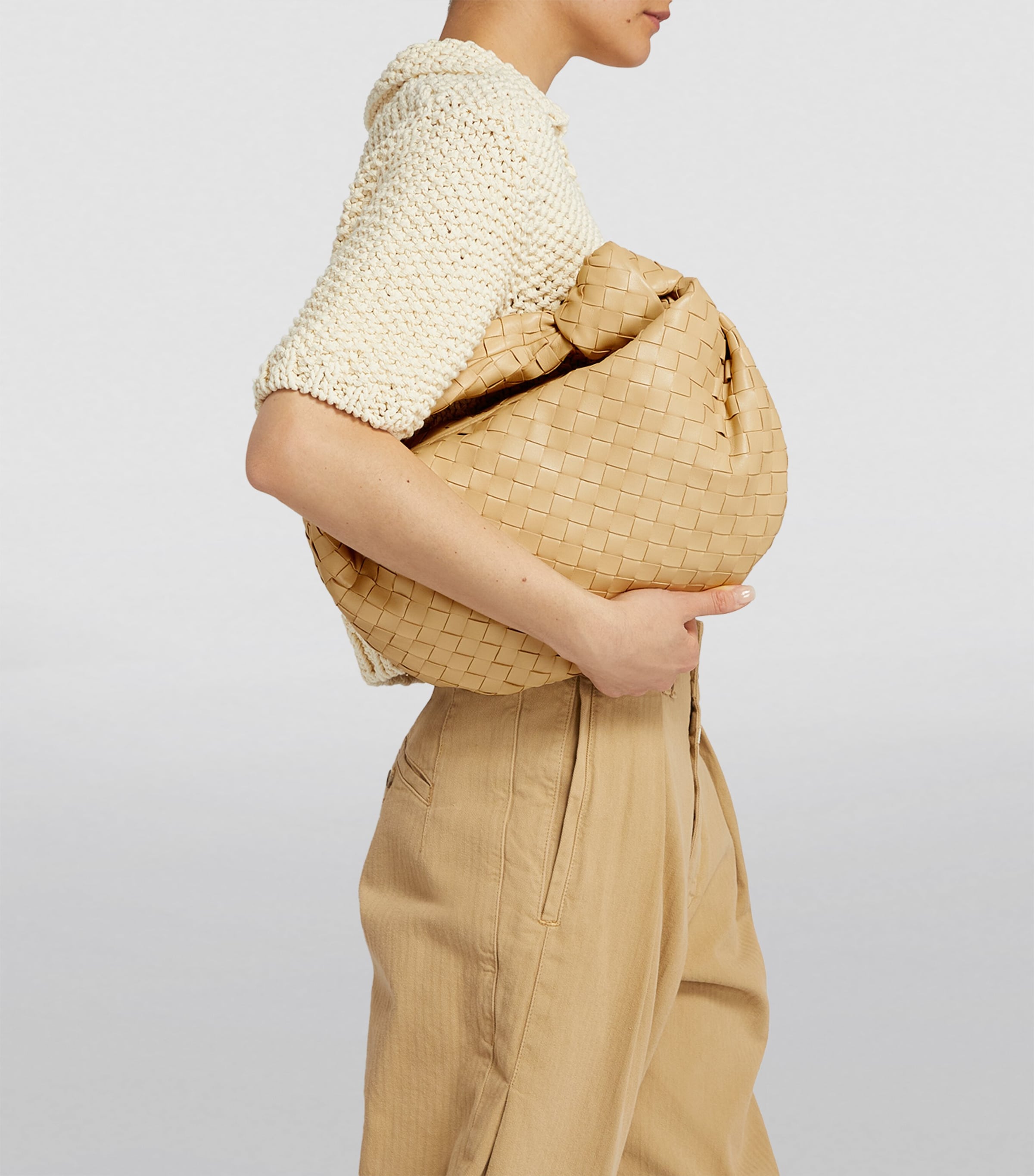 Bottega Veneta Teen Leather Jodie Bag | Harrods HK
