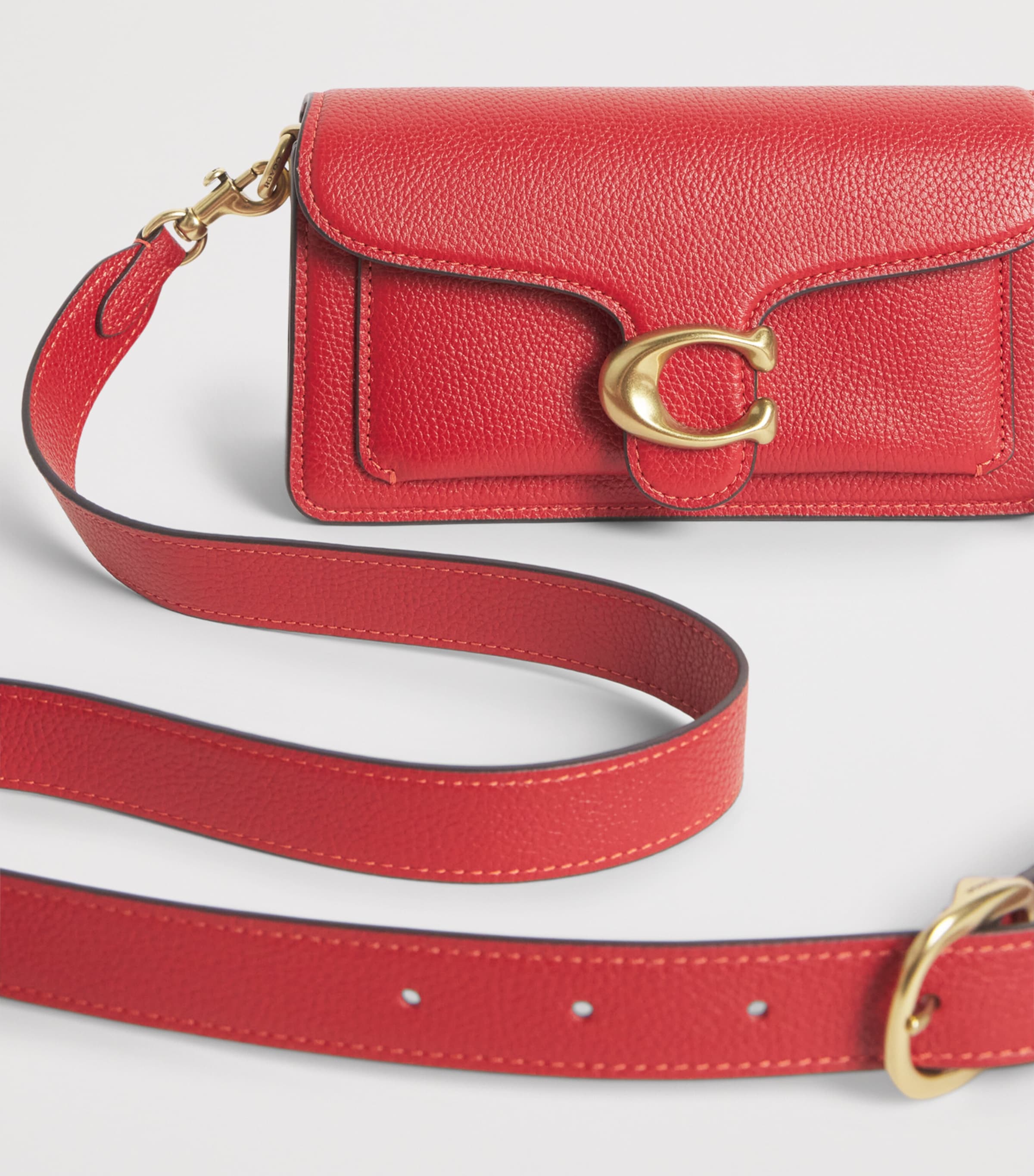 Coach Pebbled Leather Tabby 20 Shoulder Bag Image 5