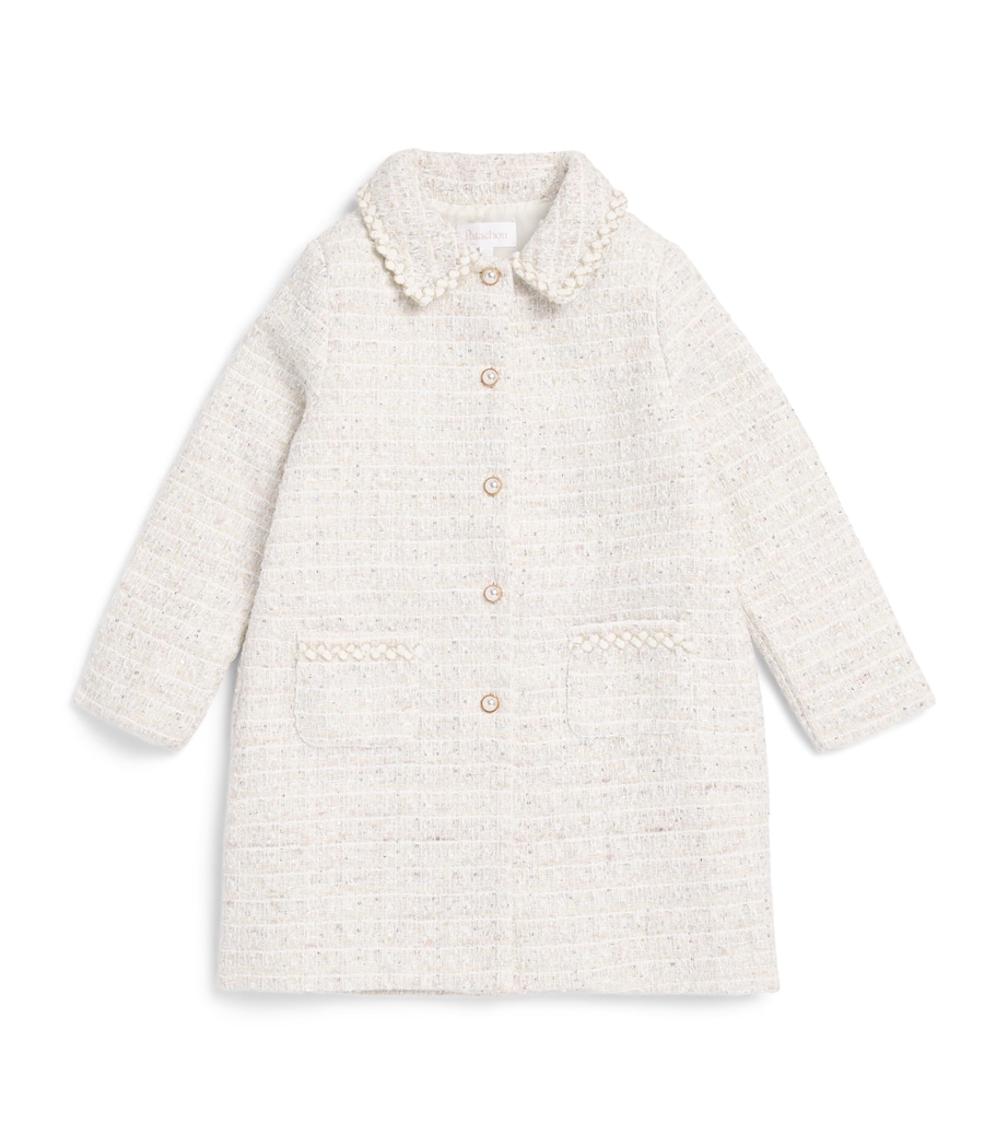 Patachou Metallic Tweed Tailored Coat (2-8 Years) Tweed Image 1