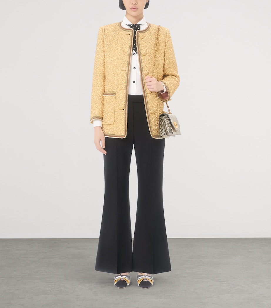 Metallic-Trim Jacket G70 Image 2