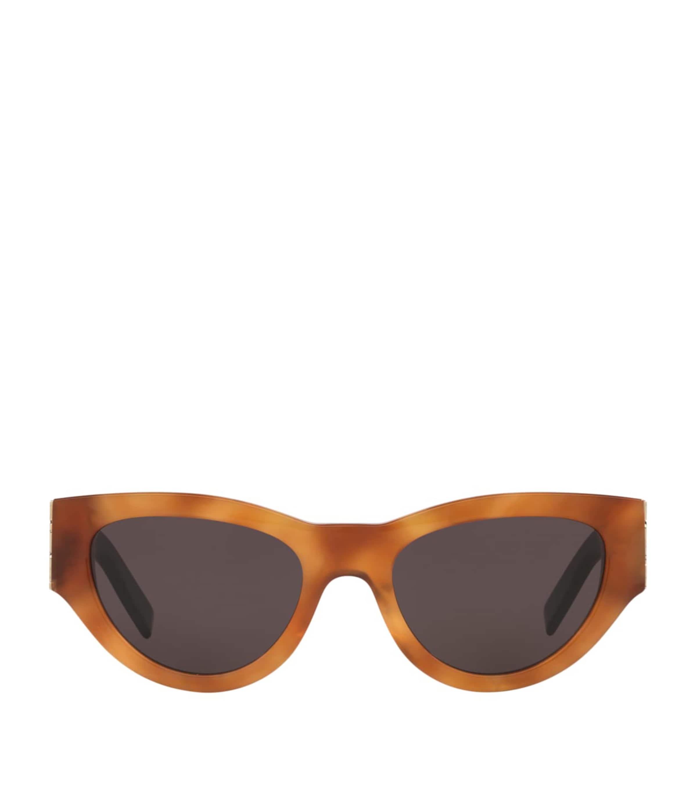 Saint Laurent Acetate Sl M94 Sunglasses In Brown