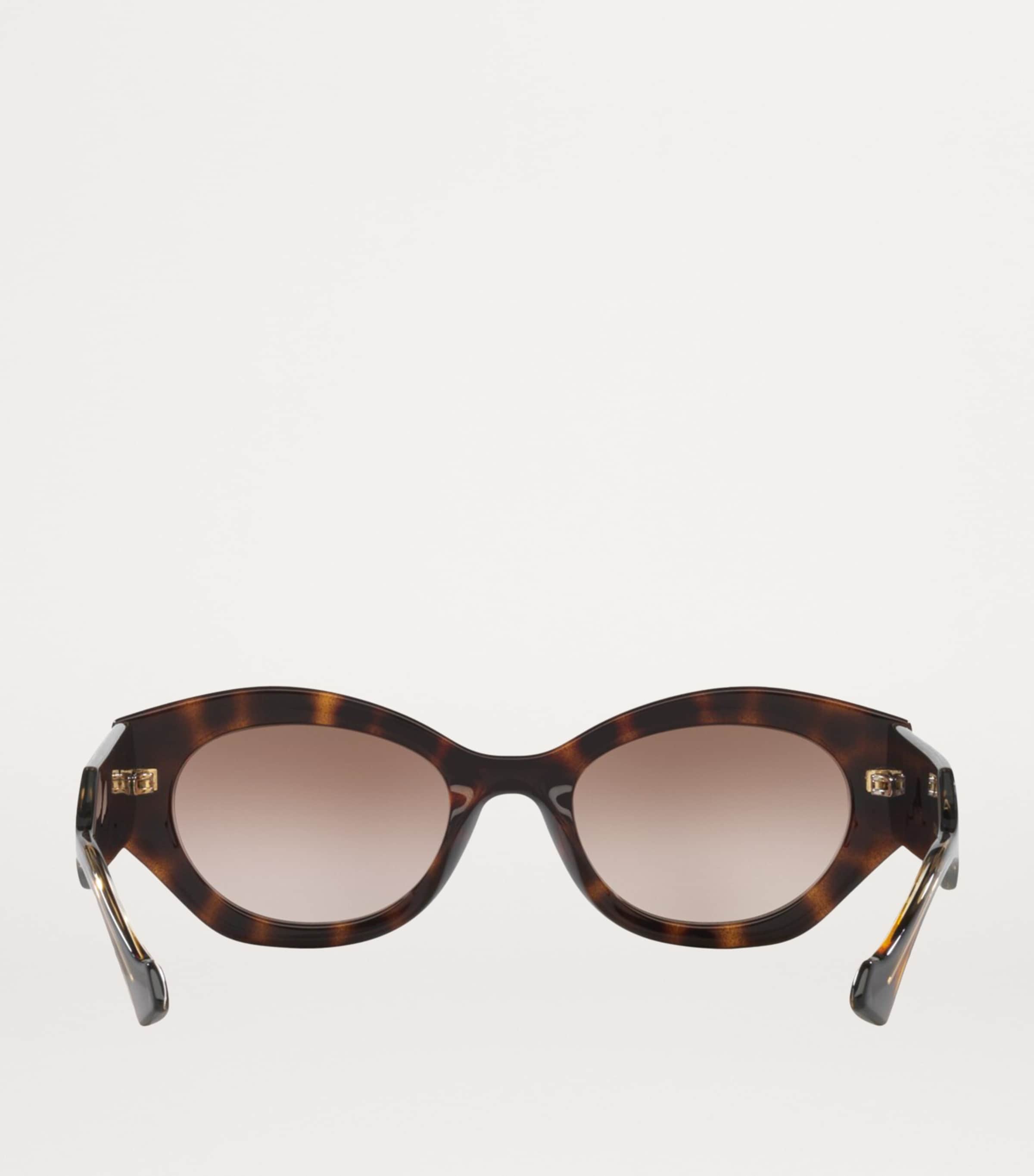 Injected Oval Sunglasses 4402D1 Image 4
