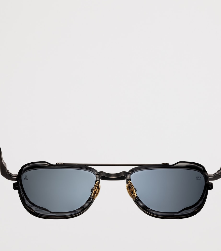 Jacques Marie Mage Ayrton Senna 1992 Sunglasses Antique Gunmetal Image 12