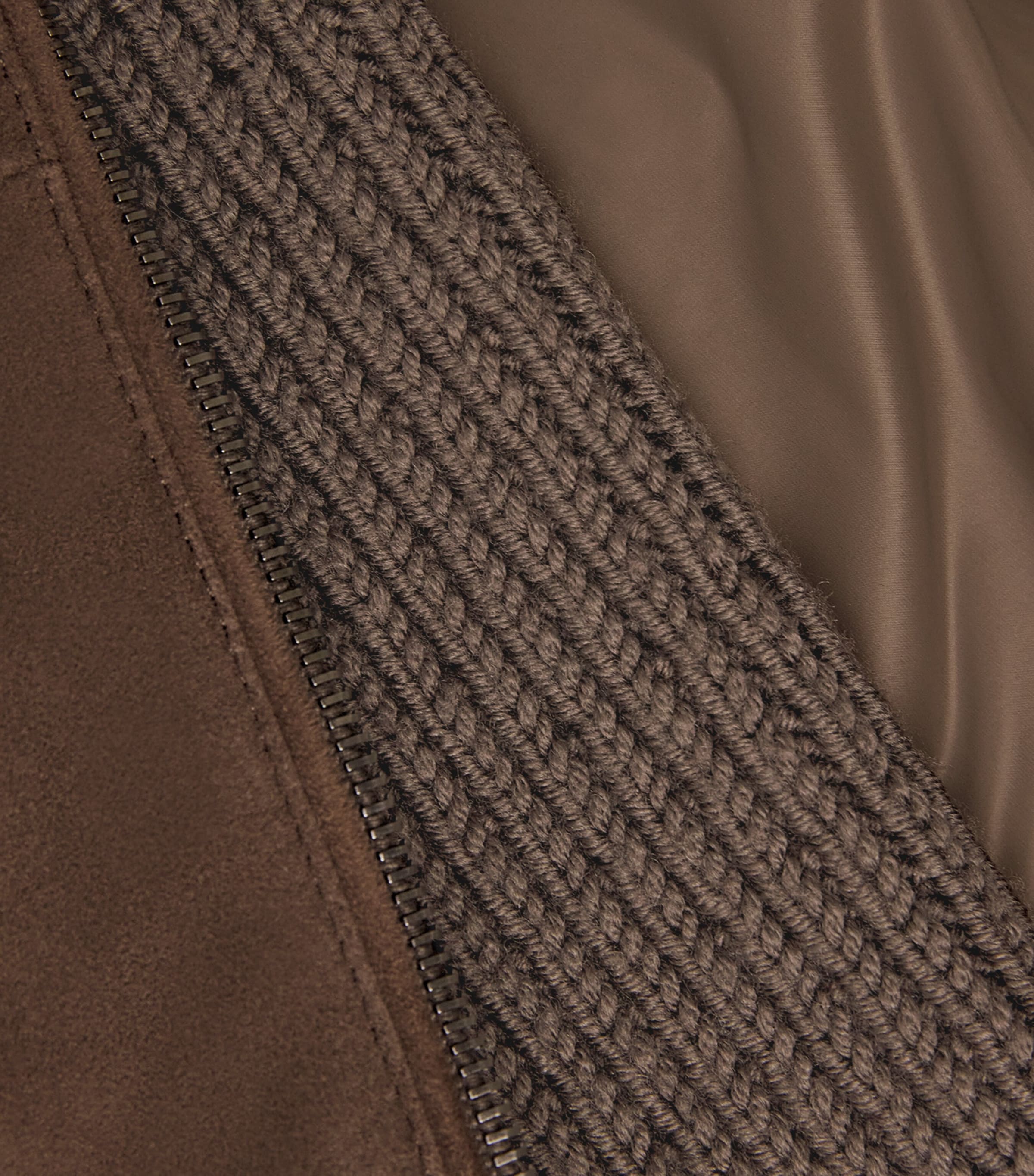 Suede Knitted Gilet 804 Image 5