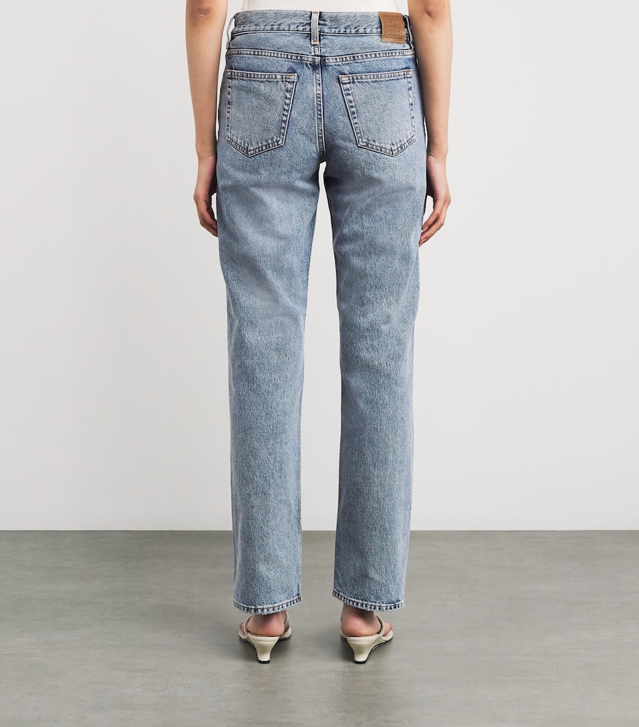 Organic Denim Straight Low-Rise Jeans 305 TRUE VINTAGE Image 4