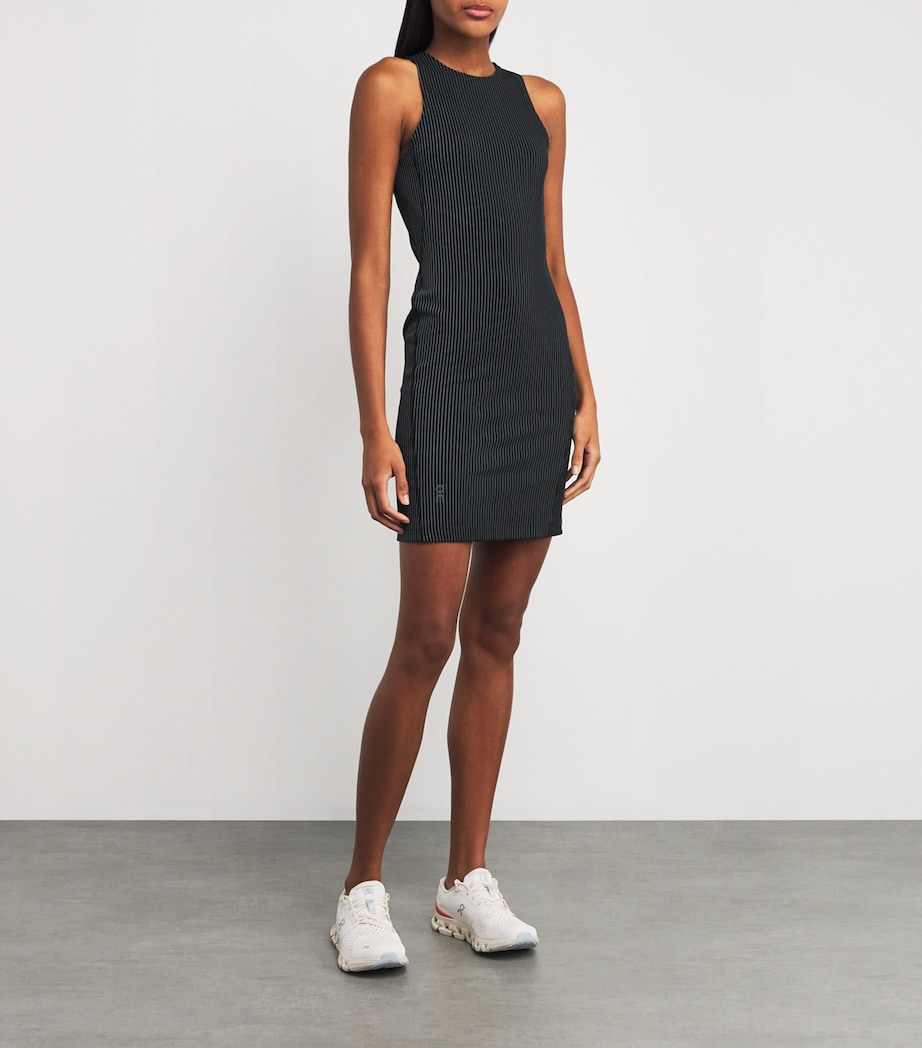 All-Day Ribbed Mini Dress BLACK | ROCK Image 2