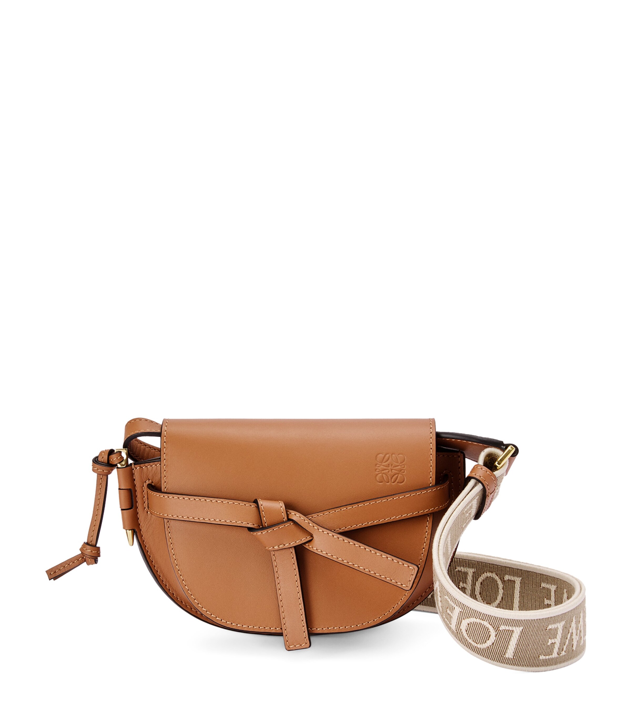 LOEWE Mini Gate Dual Bag Tan Image 1