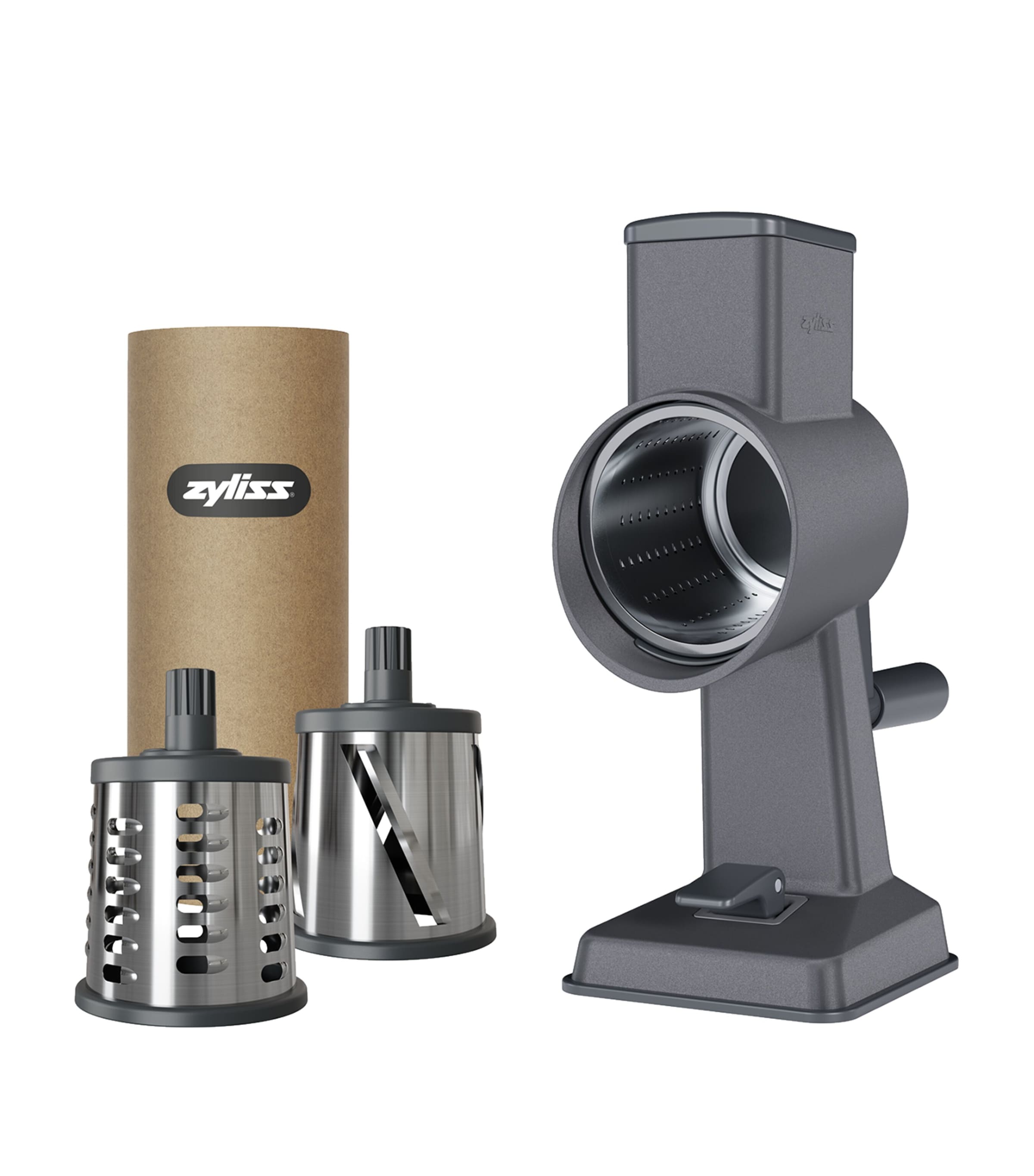 ZYLISS Gourmet Drum Grater Set | Kitchenware | Utensils
