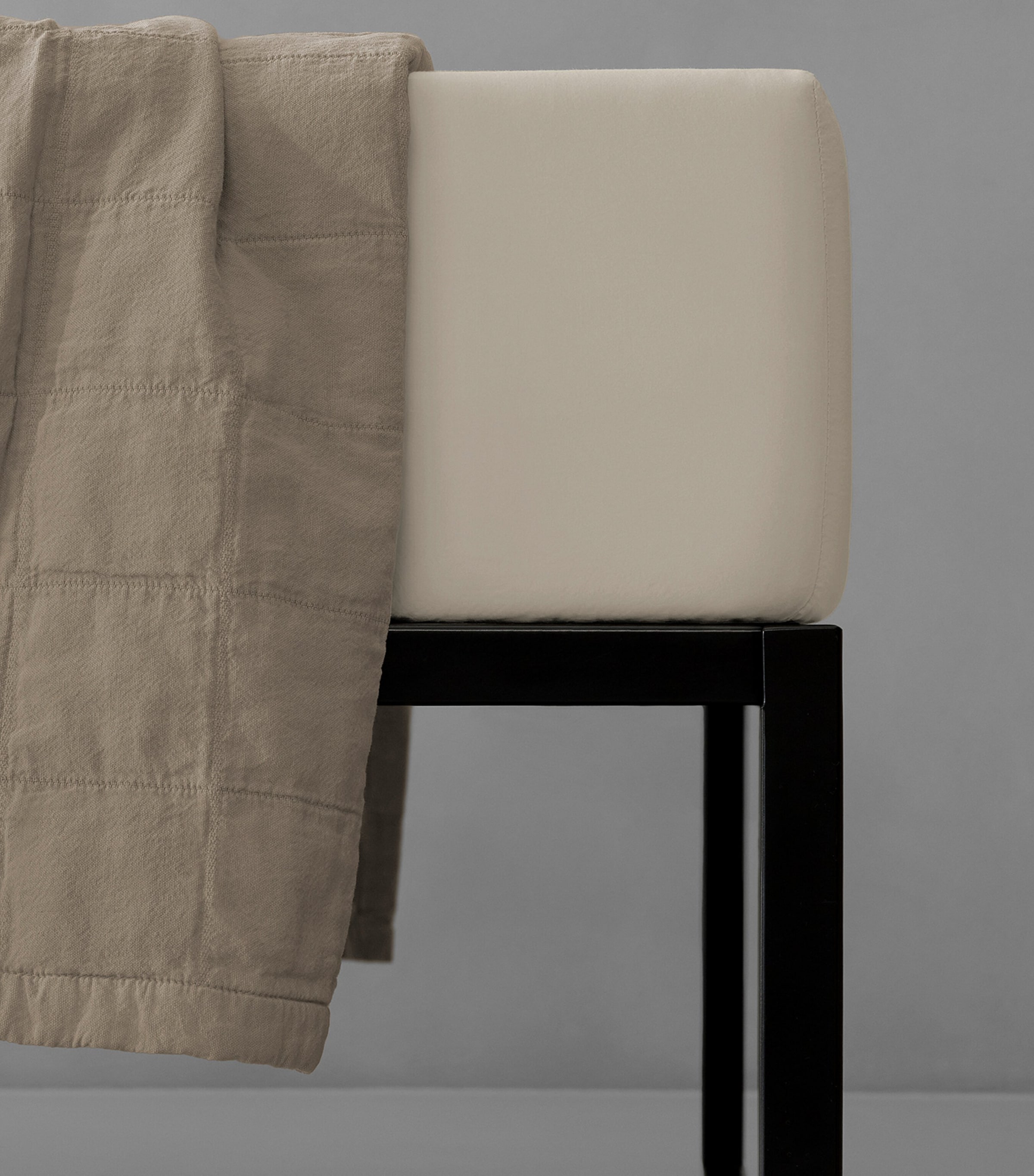 Society Limonta Cotton Nite King Fitted Sheet (150cm x 200cm) Marmo Image 1