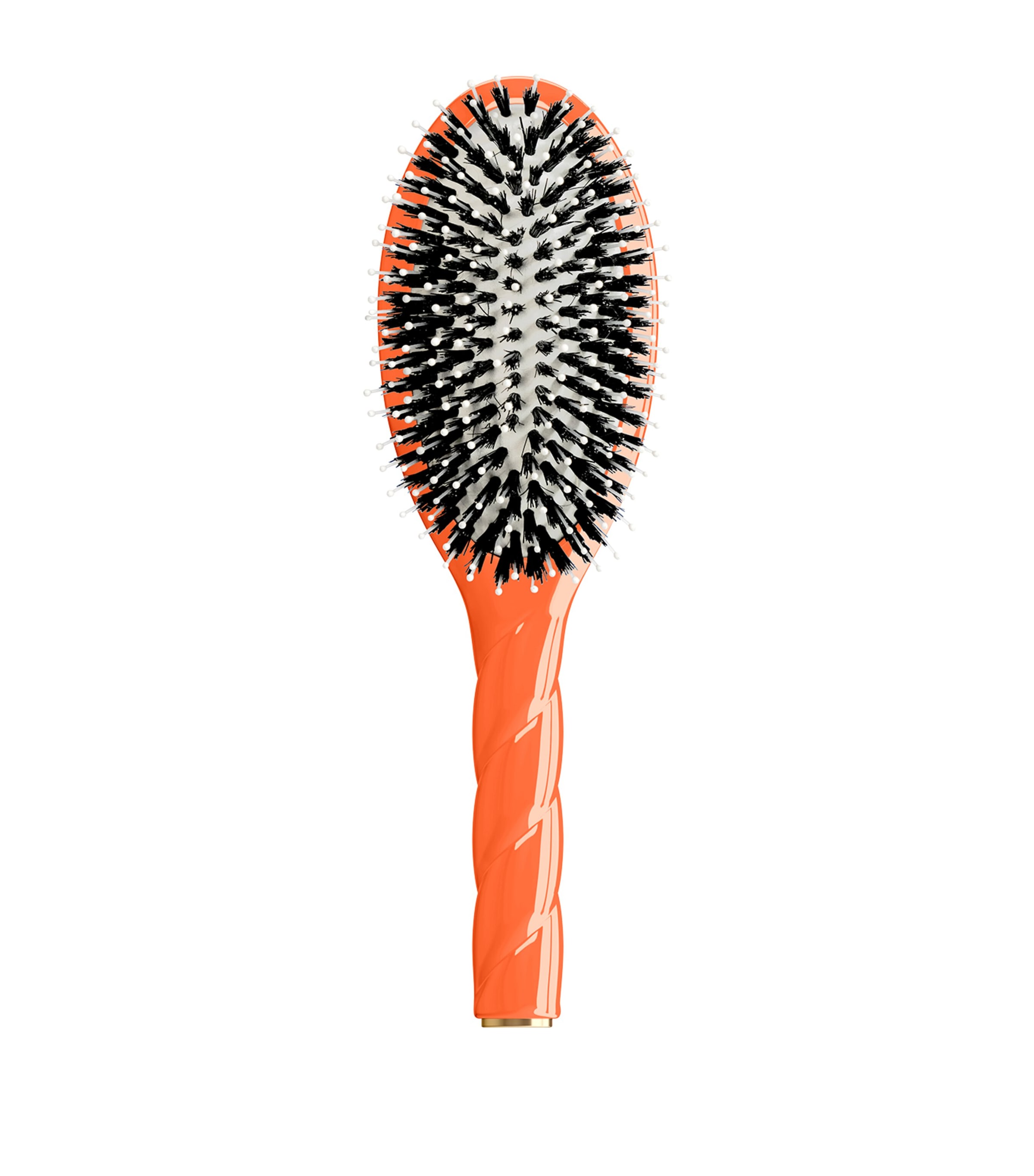 La Bonne Brosse N.02 The Care And Detangling The Essential Orange Seventies Hair Brush In Orange