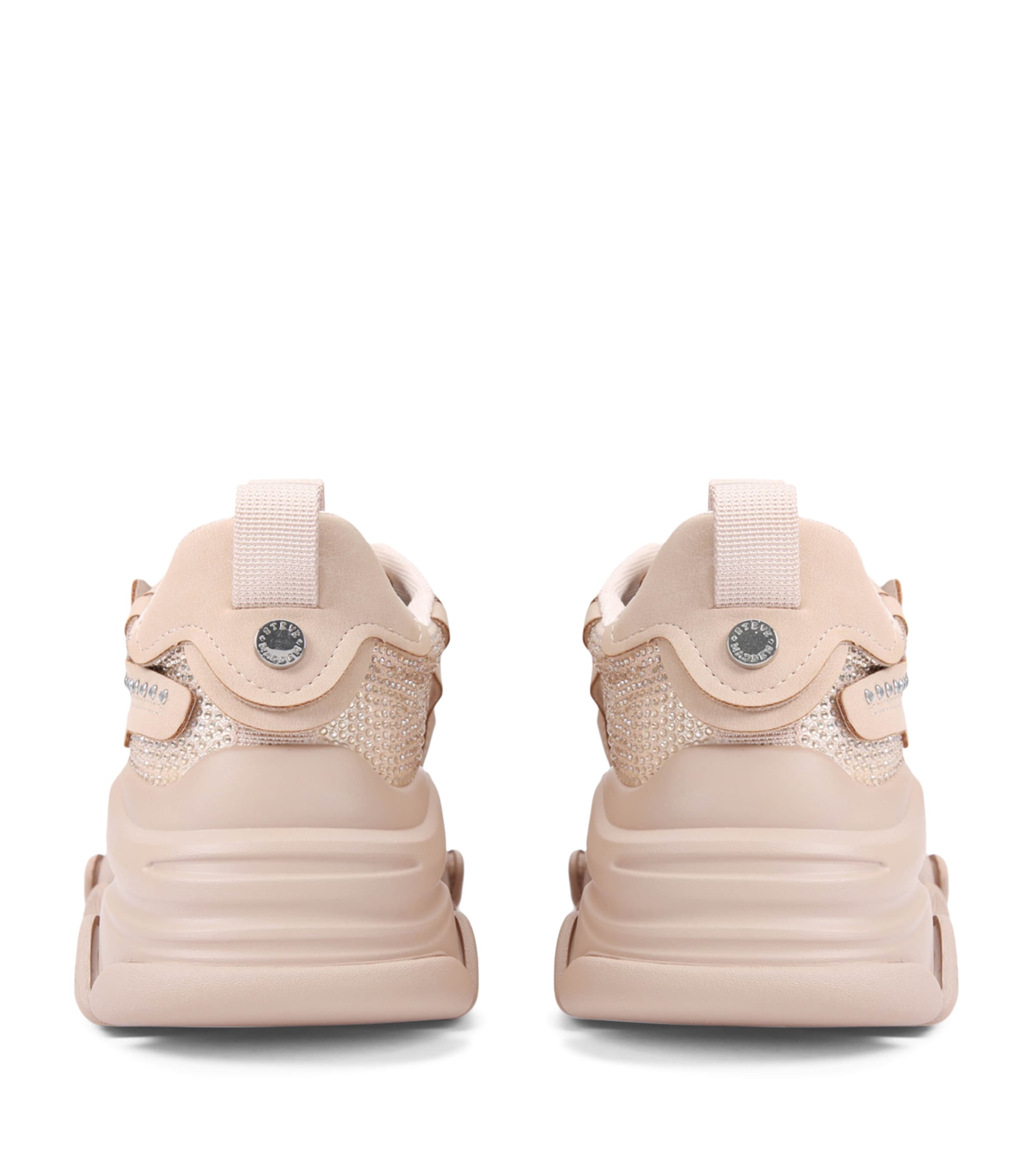 Steve Madden Suede-Blend Possession-R Sneakers Blush Image 2