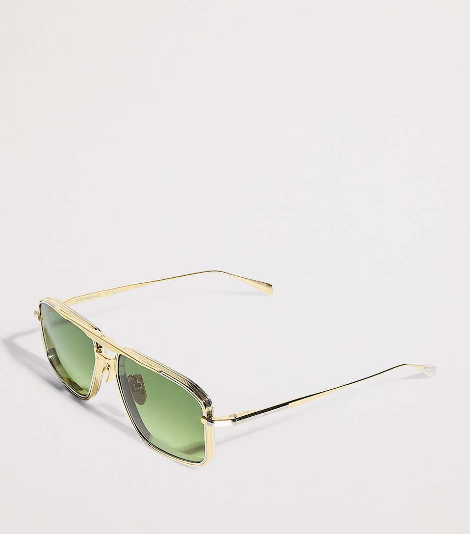 Jacques Marie Mage Titanium Earl Aviator Sunglasses Musket Image 3