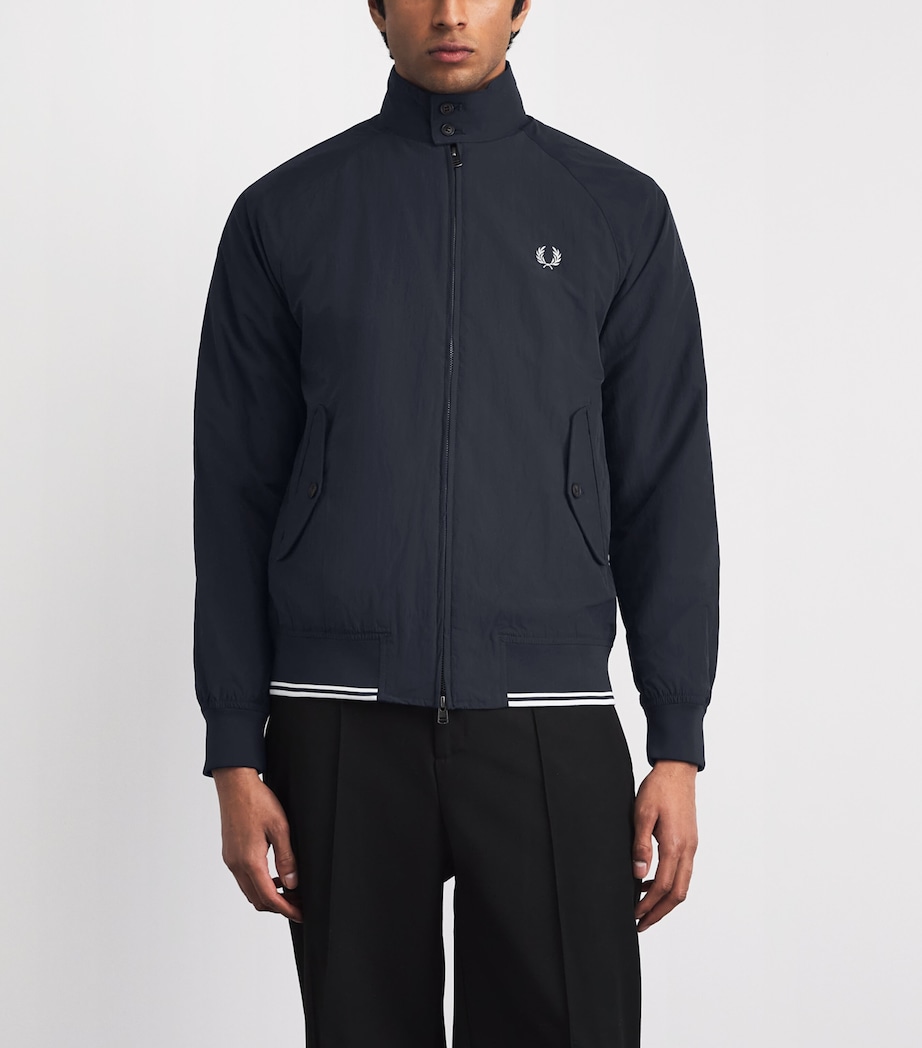 Crinkle Harrington Jacket 608 NAVY Image 4