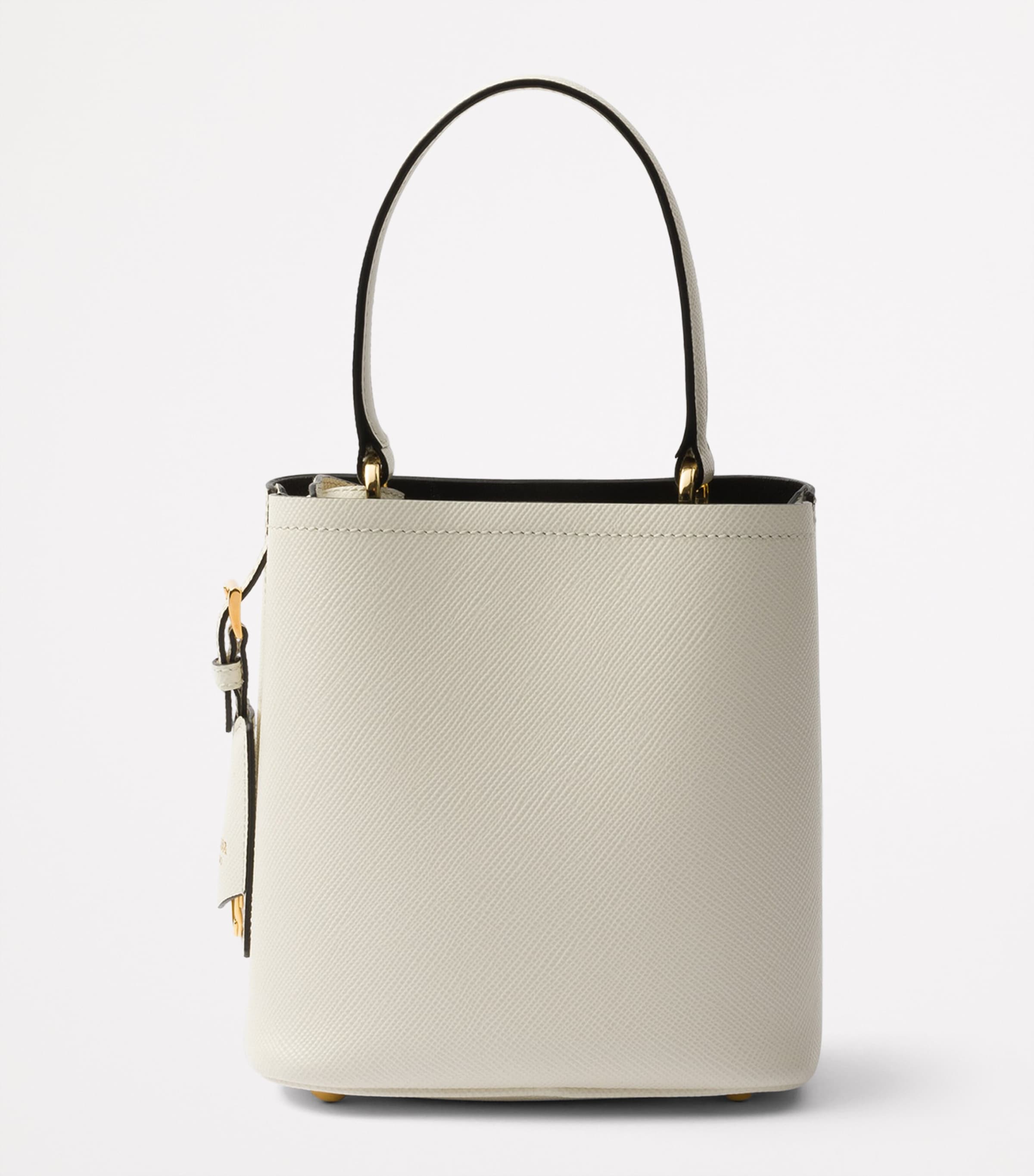 Prada Saffiano Leather Panier Top-Handle Bag Image 3