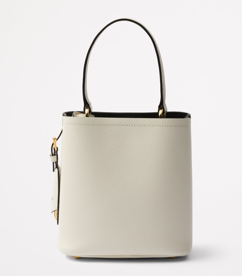 Prada Saffiano Leather Panier Top-Handle Bag Image 3