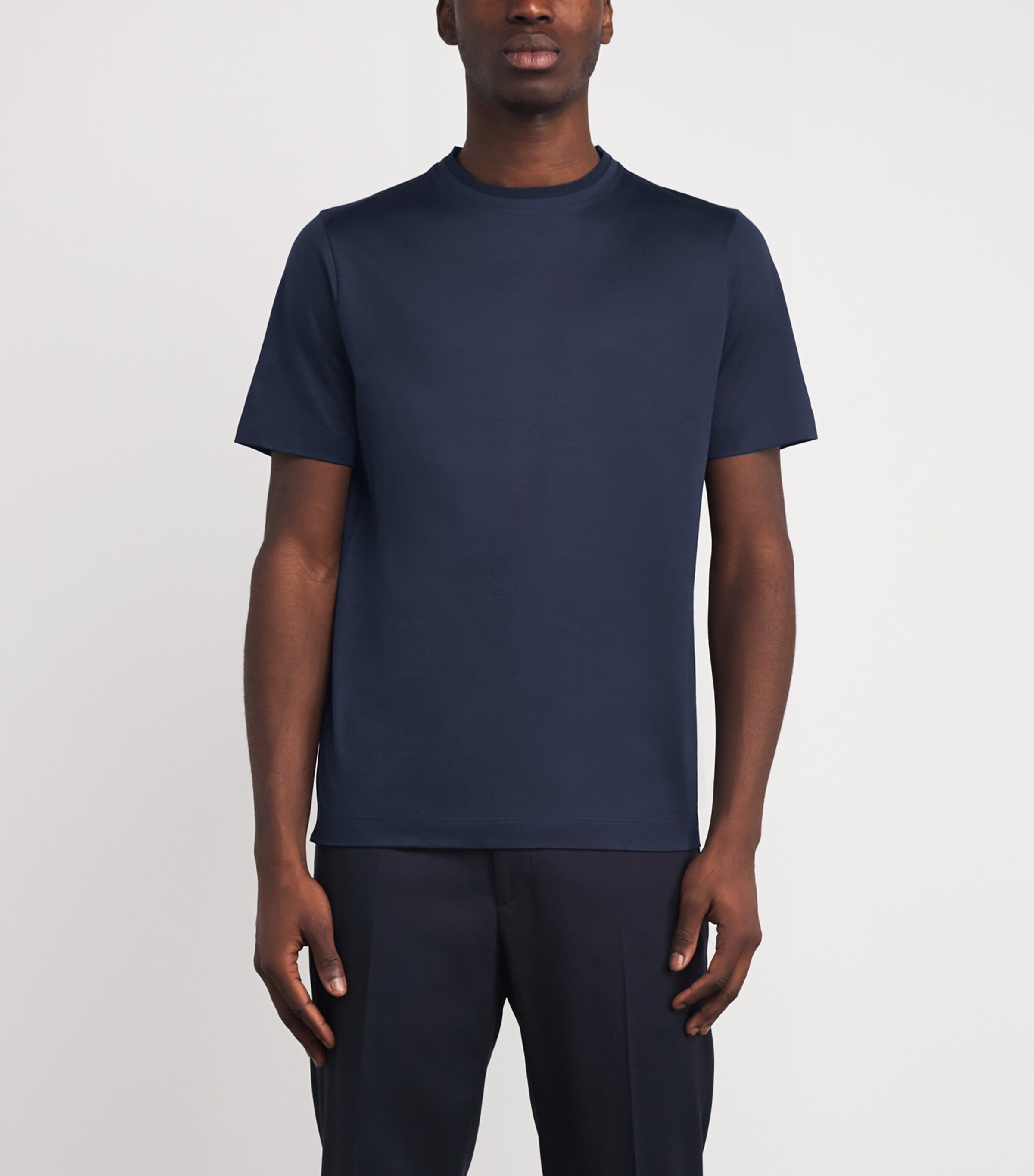 Cotton Double-Neck T-Shirt 300 Image 3