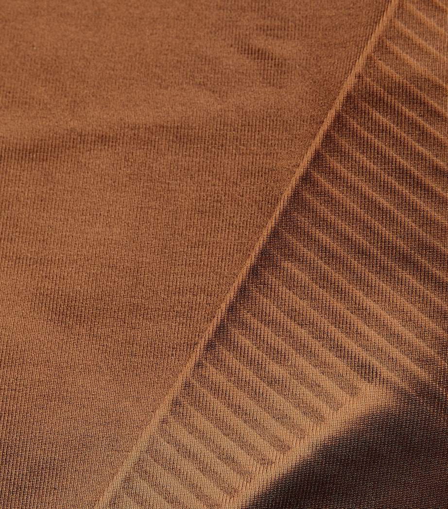 SPANXshape Invisible Open-Bust Mid-Thigh Bodysuit - Medium Control CHESTNUT BROWN Image 4