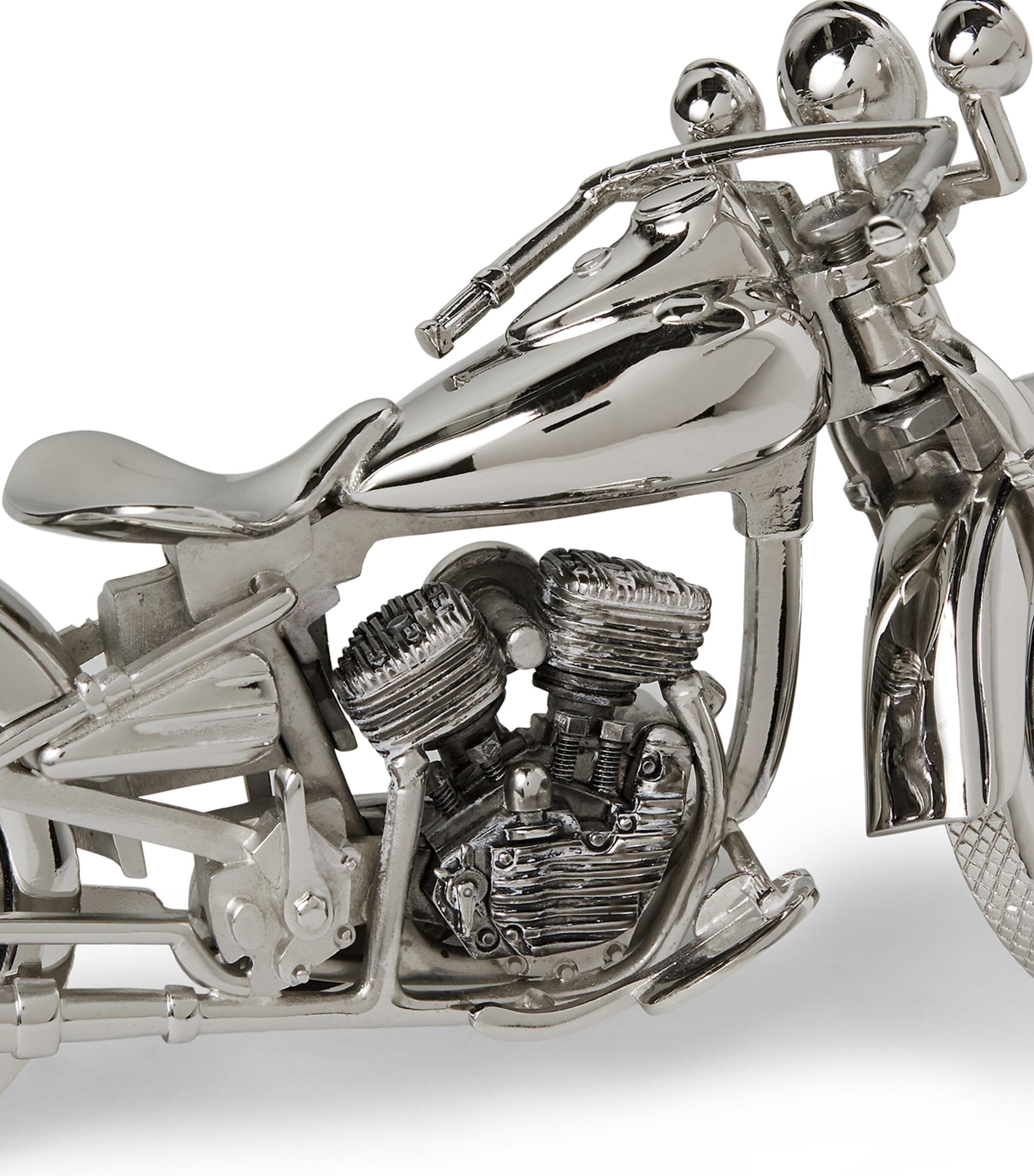 Ely Motorcycle Ornament SILVER Image 3