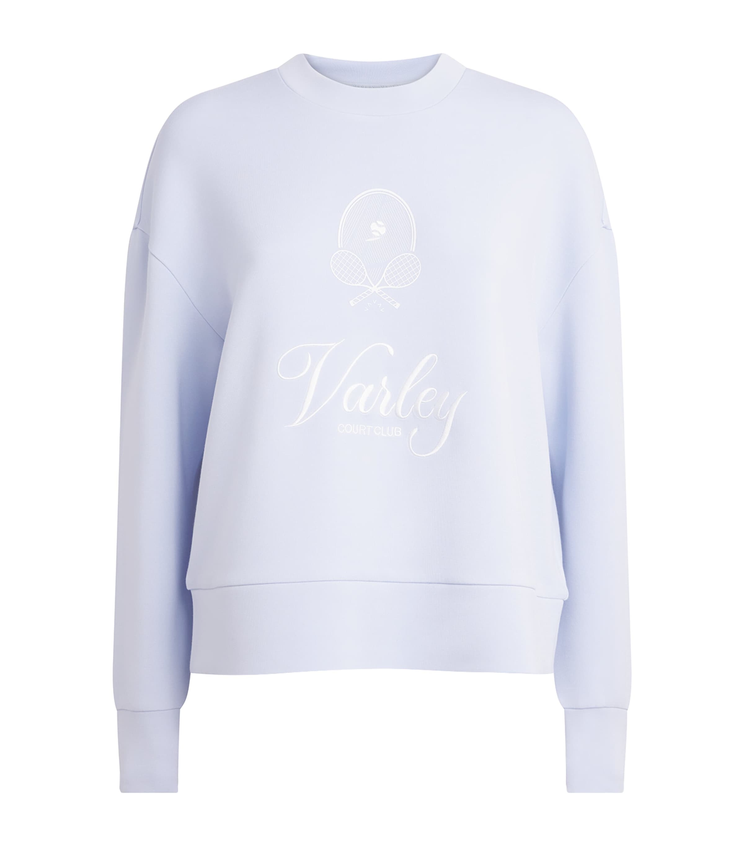Varley Womens DoubleSoft Rasco Namesake Sweatshirt Xenon Blue Image 1