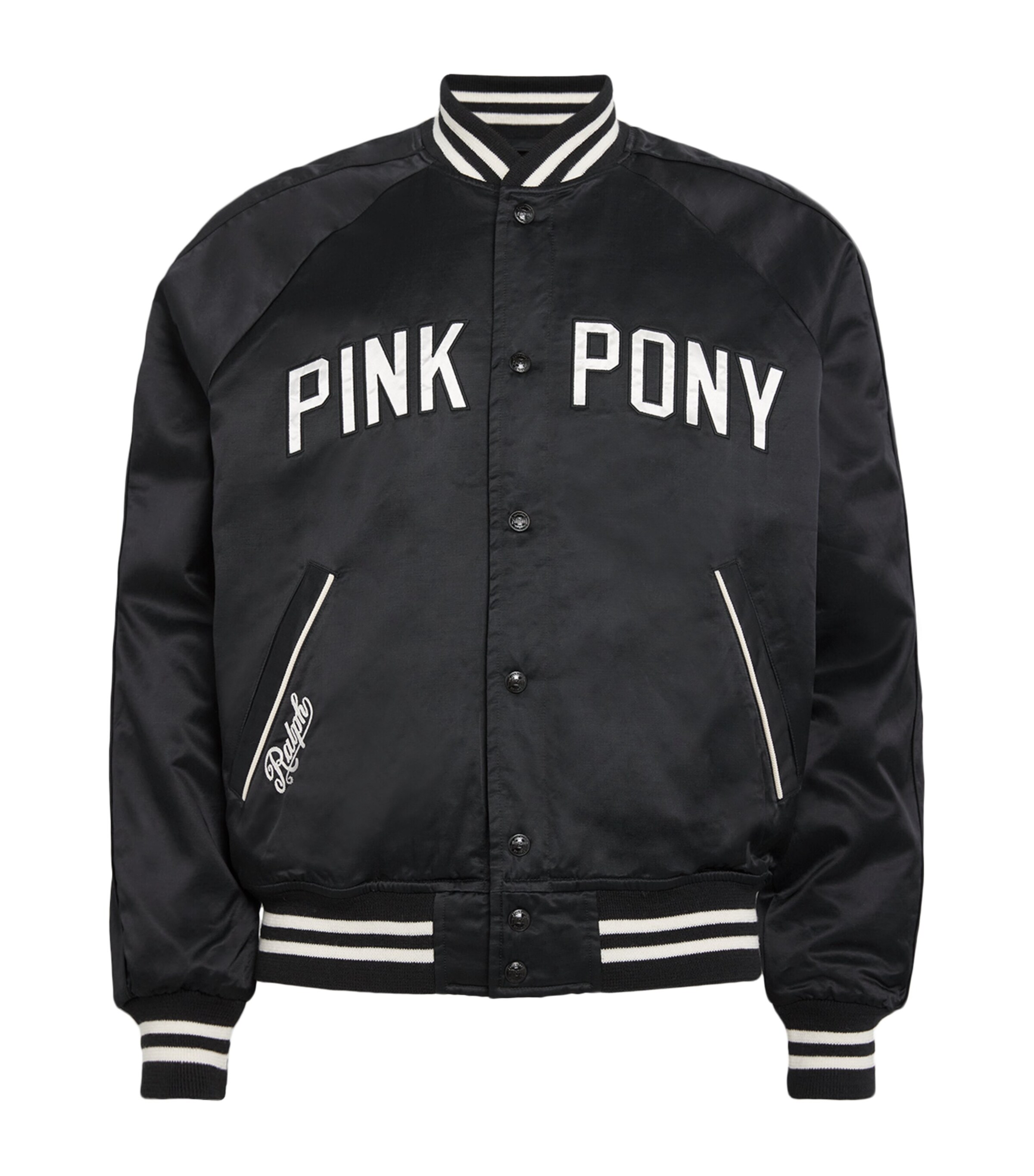 Pink white and black jacket best sale