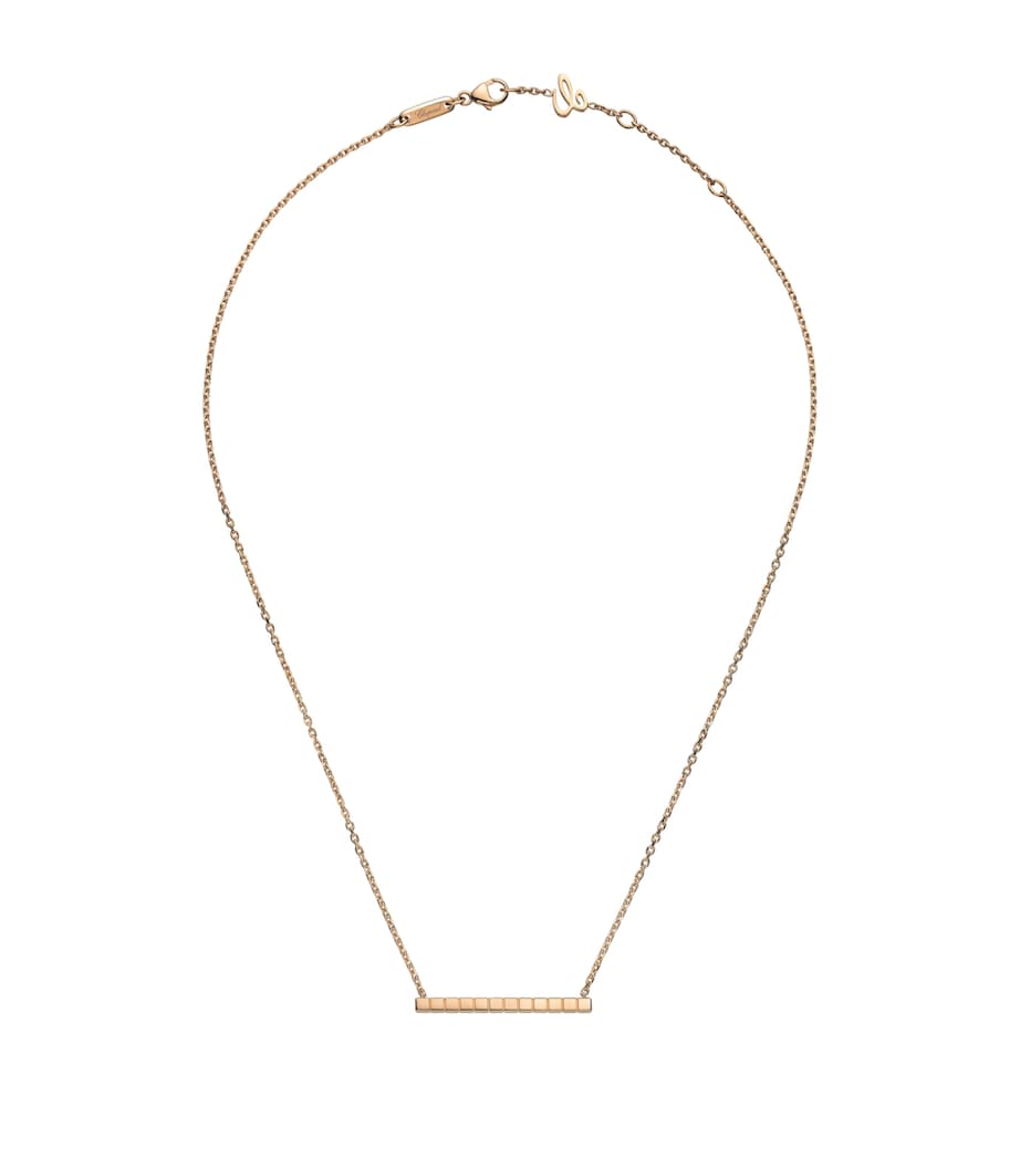 Rose Gold Ice Cube Necklace 18K ROSE GOLD Image 4