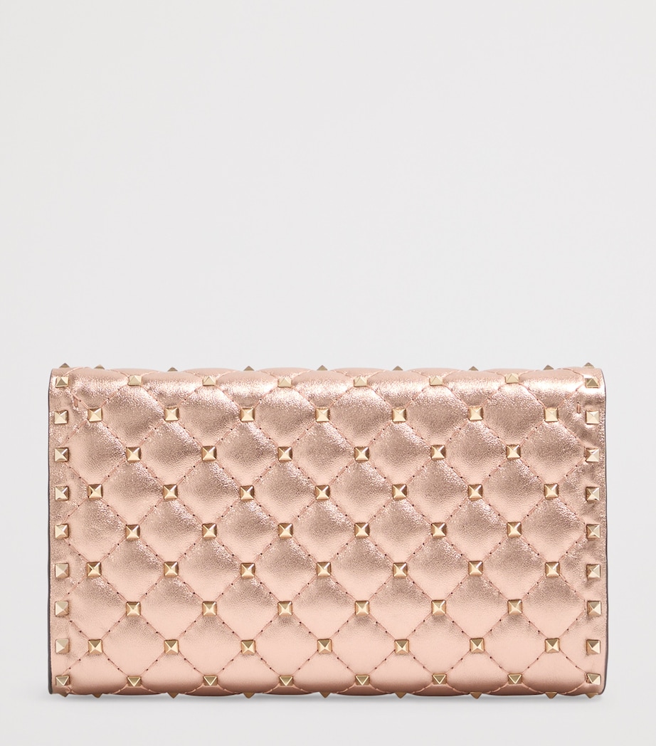 Leather Rockstud Spike Shoulder Bag GF9 Image 4