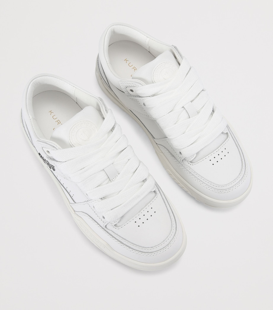 Kurt Geiger London Leather Hatton Sneakers White Image 3