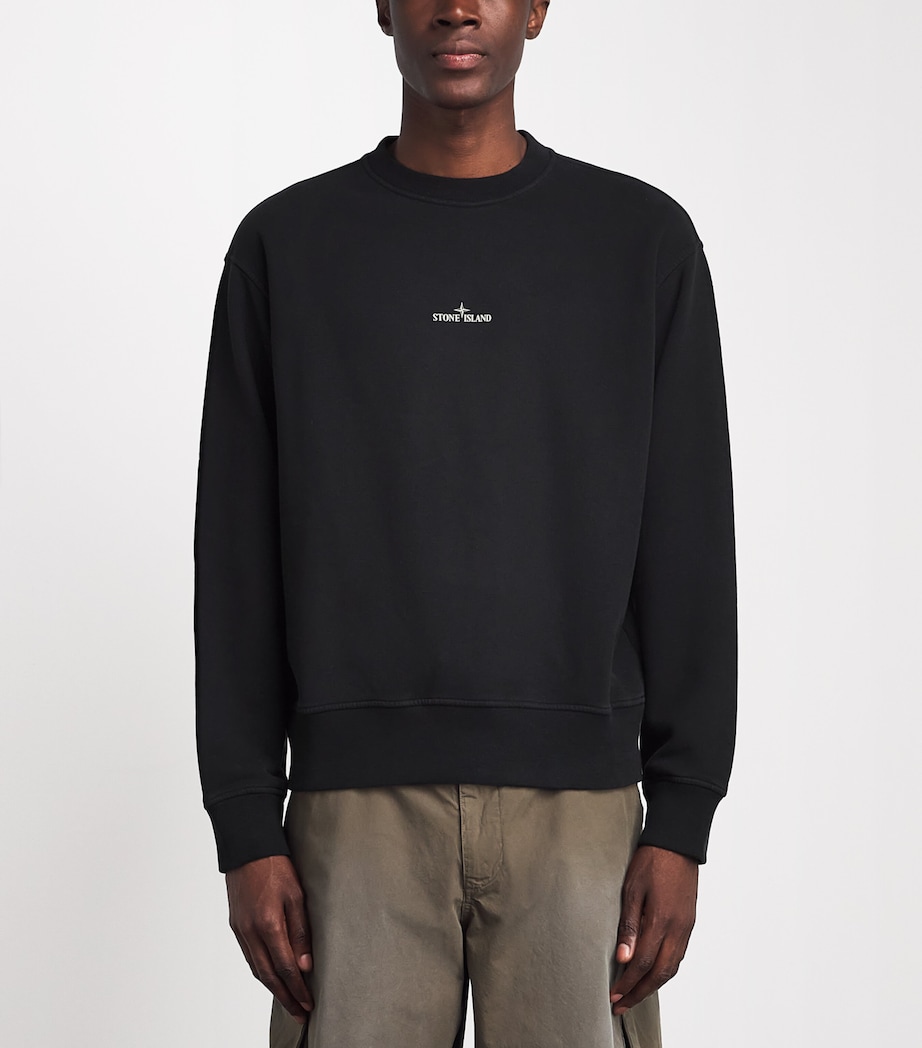 Stone Island Mens Oversized Desert Print Sweatshirt Image 4