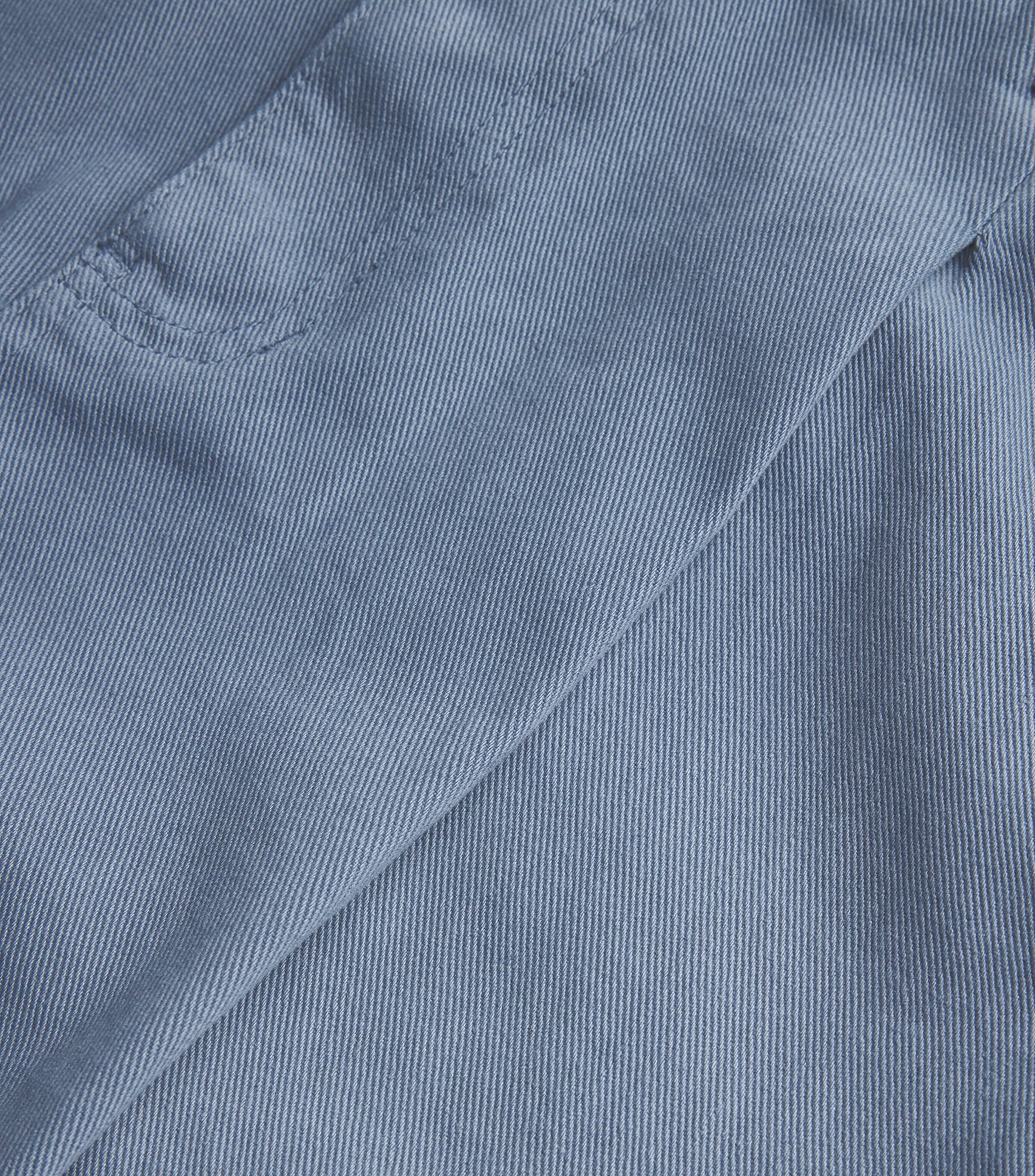 Cotton Work Pleated Trousers BLUE Image 5