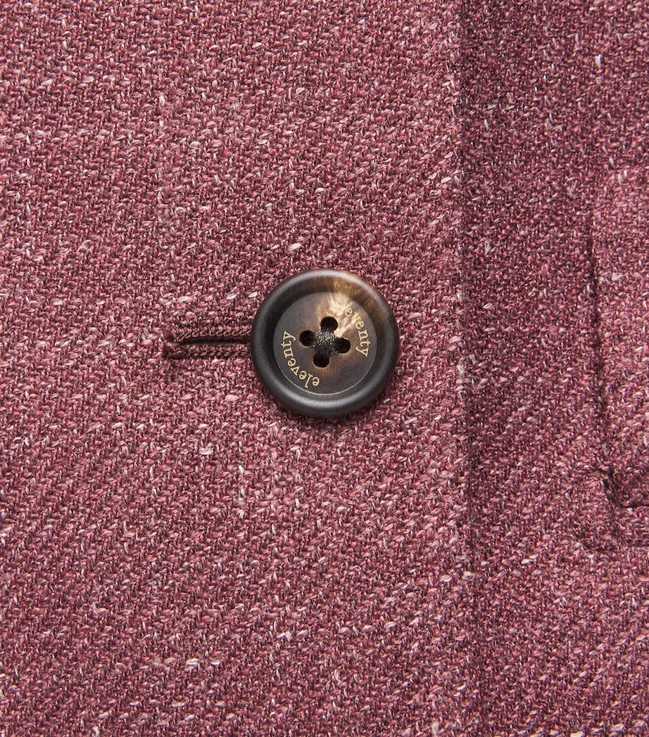 Wool-Silk-Linen Blazer LAMPONE Image 5