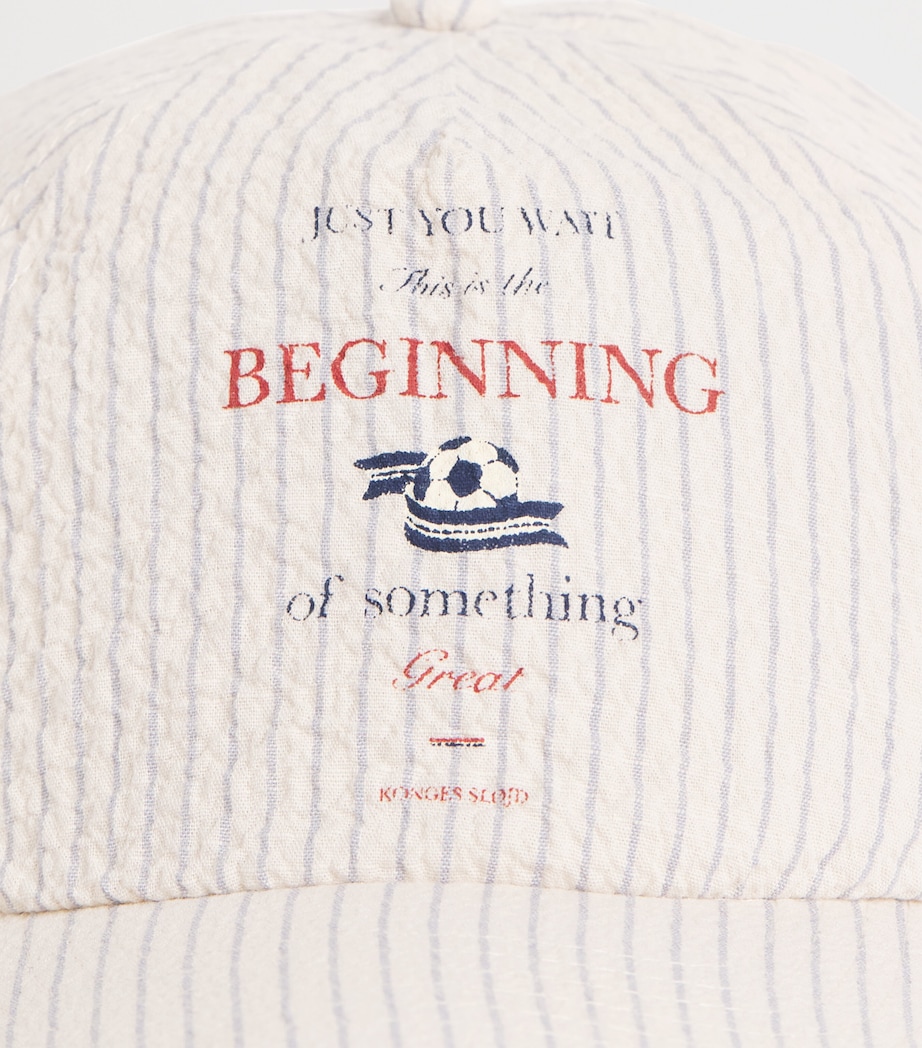 KONGES SLOJD Organic Cotton Stripe Elliot Cap Image 3