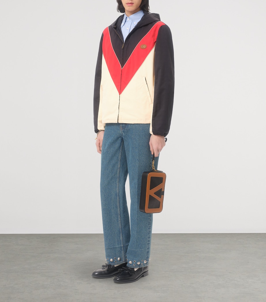 Hooded VLogo Windbreaker Jacket CKT Image 5