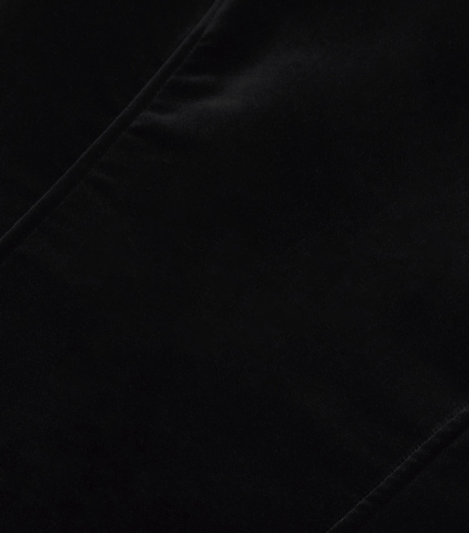 Velvet Bustier Top BLACK Image 5