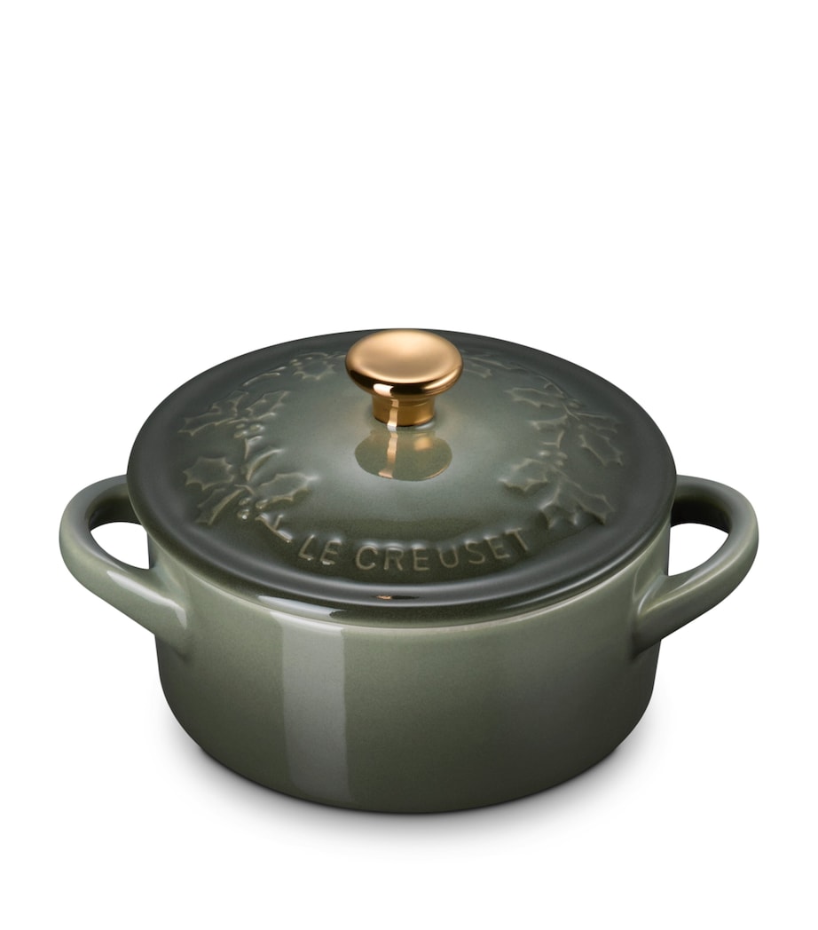 Stoneware Holly Petite Round Casserole Dish (10cm) NO COLOUR Image 1