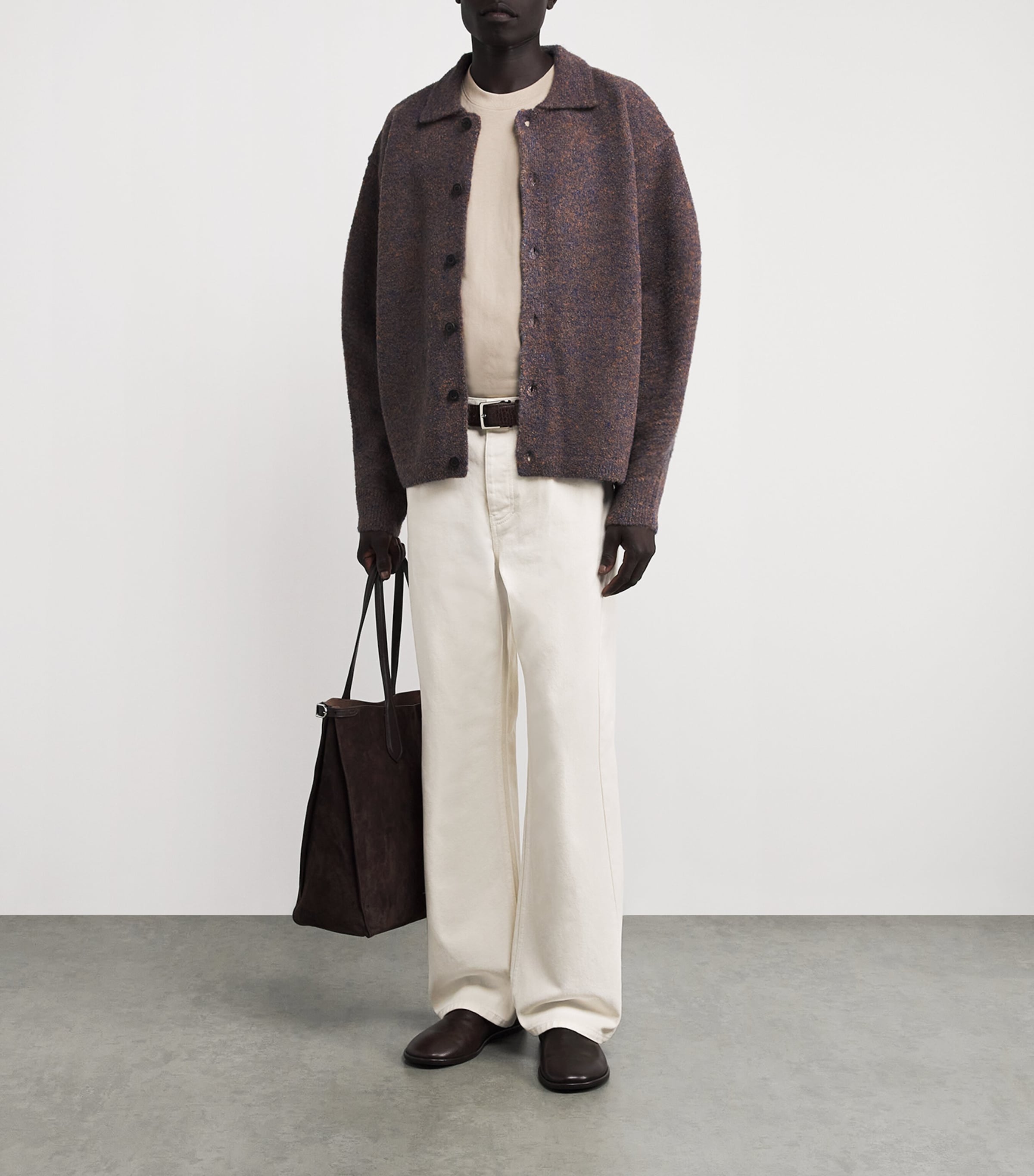 Curved Seam Jeans IVORY Image 2