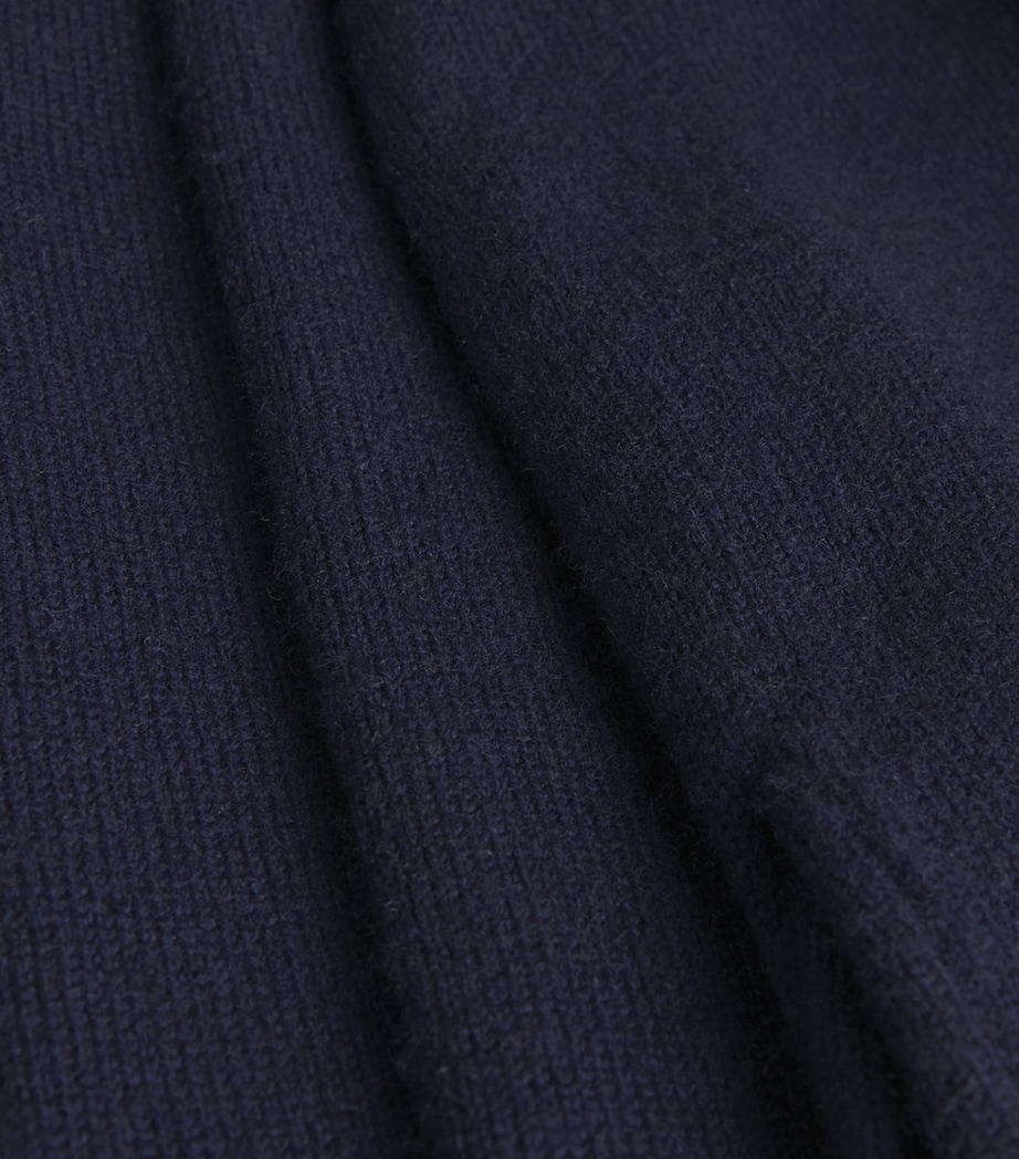 Cashmere Wide-Leg Sweatpants T&D NAVY Image 5