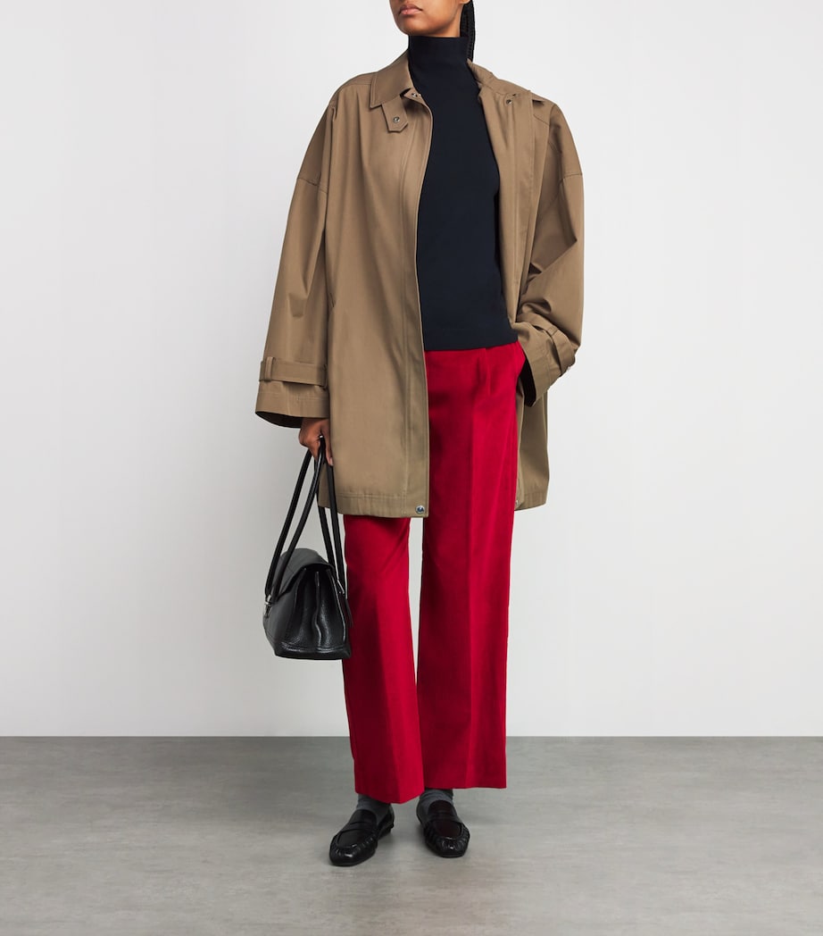 Silk-Wool Rollneck Sweater NAVY Image 2