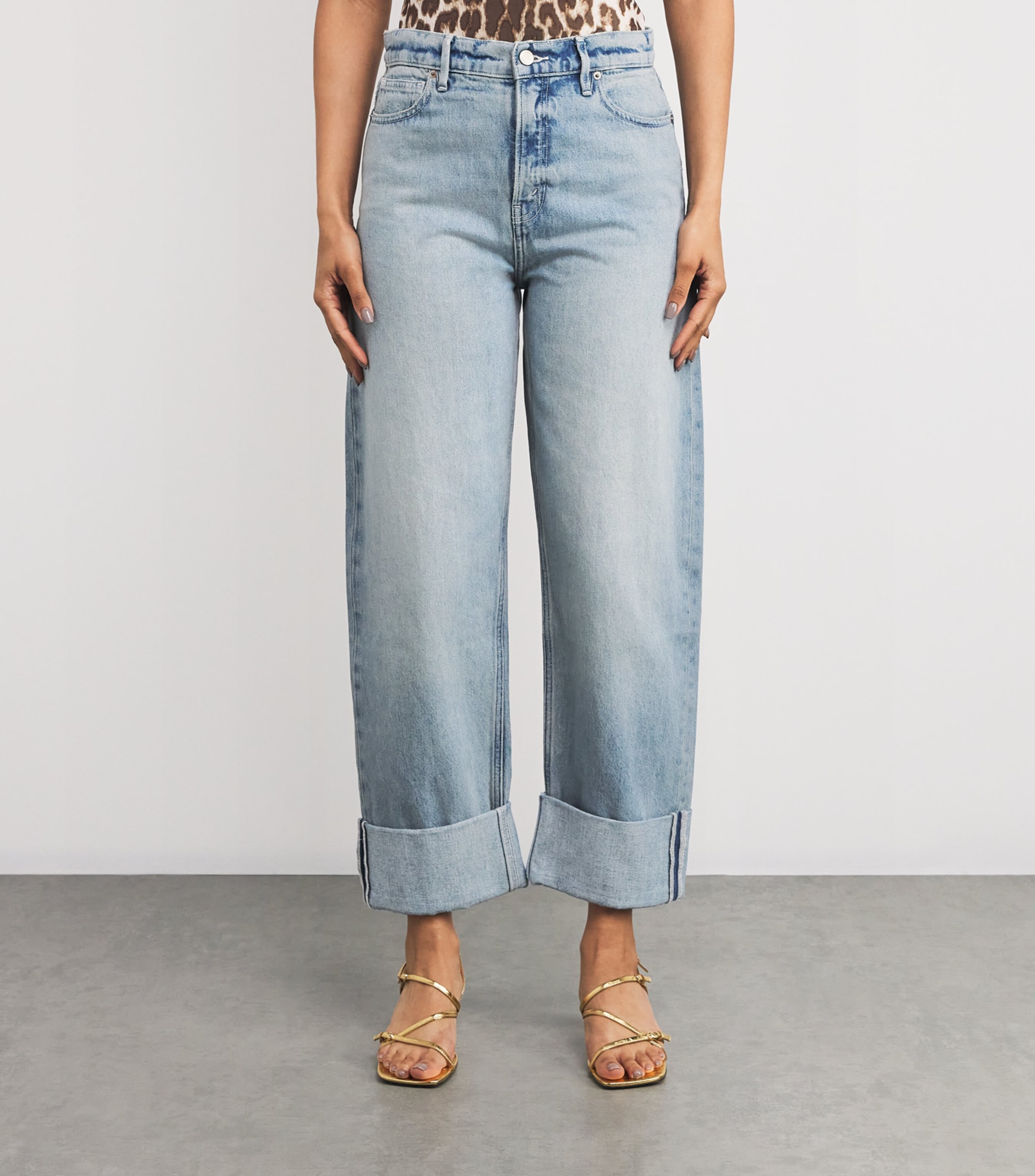 Good Standard Barrel Jeans 890INDIGO Image 3