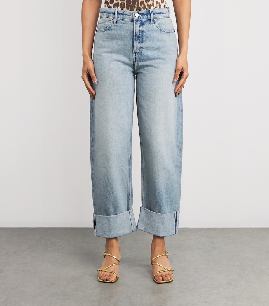 Good Standard Barrel Jeans 890INDIGO Image 3