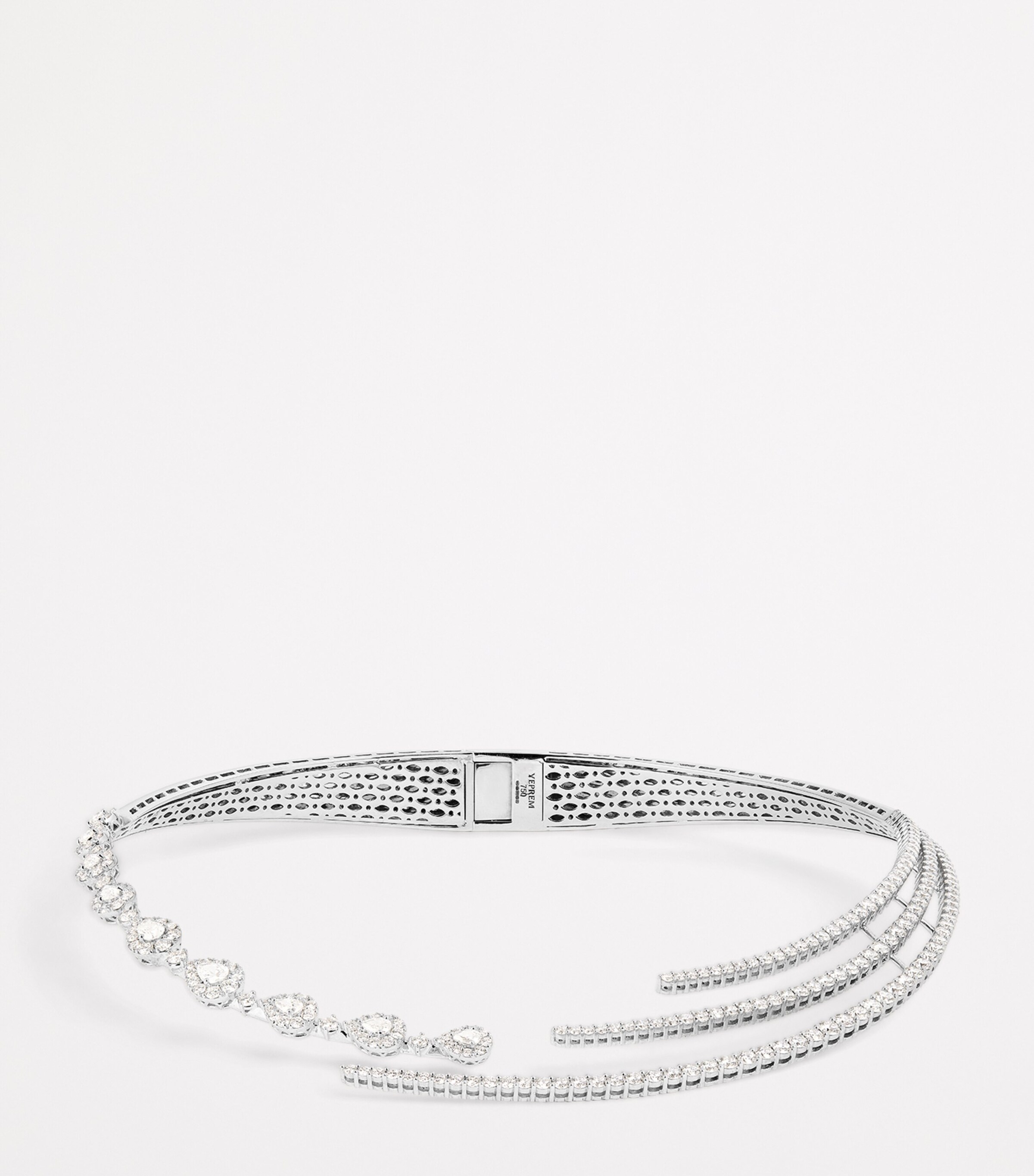 Yeprem White Gold and Diamond Choker White Gold Image 3