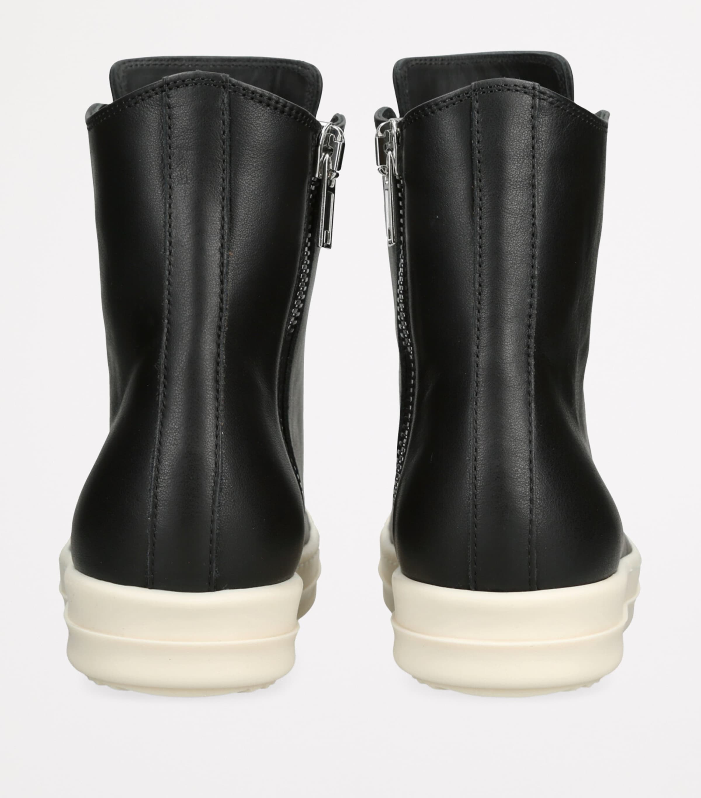 Leather Porterville High-Top Sneakers BLK/WHITE Image 2