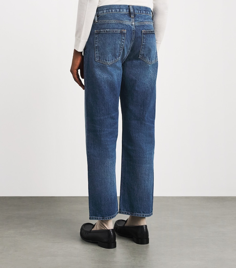 FRAME Womens The Hang Straight Jeans Lucky Image 5
