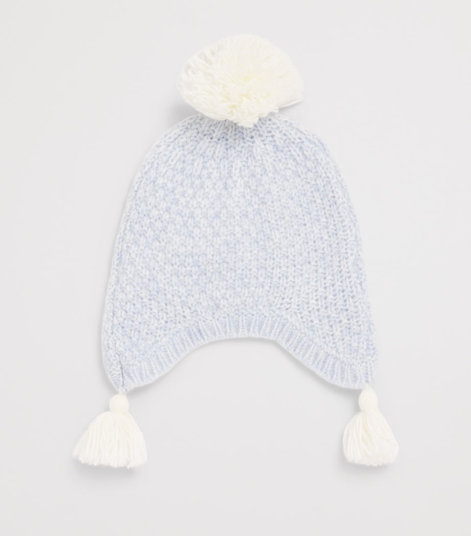 Louise Misha Knitted Isolina Beanie (0-24 Months) Cloud Image 2