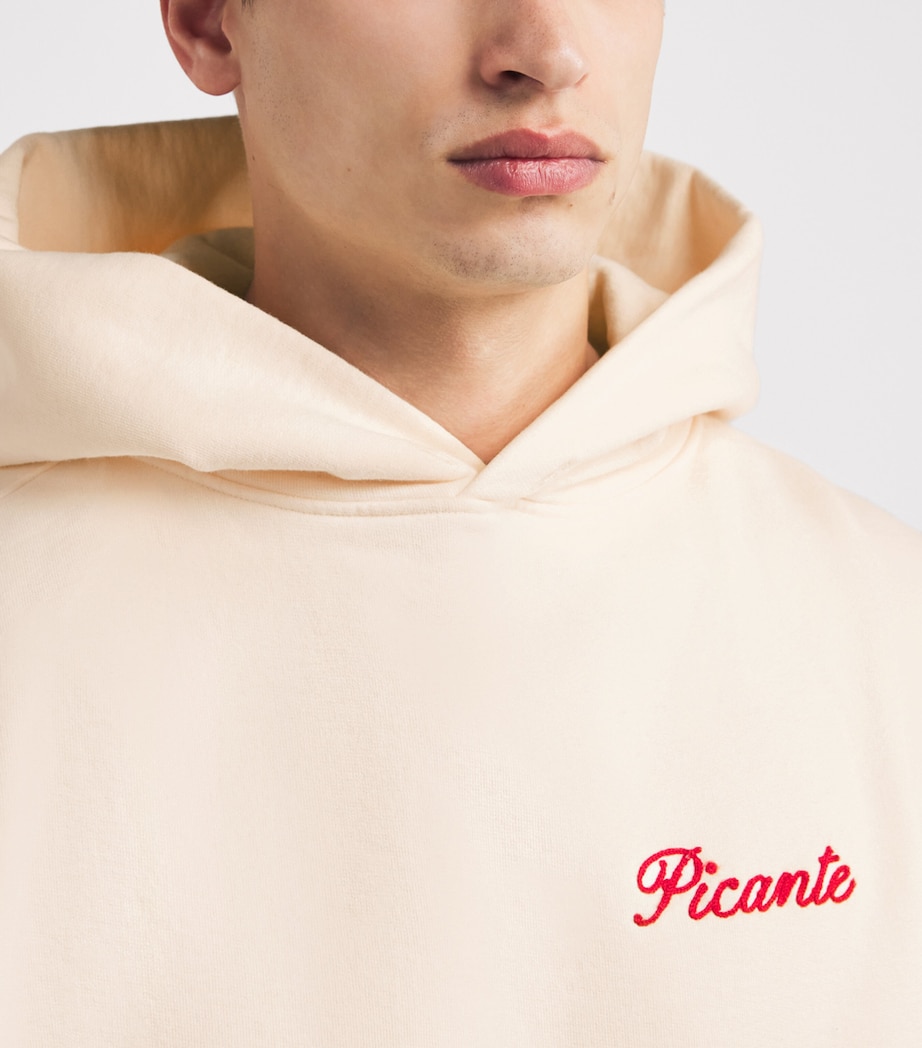 Organic Cotton Tailor Logo Hoodie IVORY Image 6