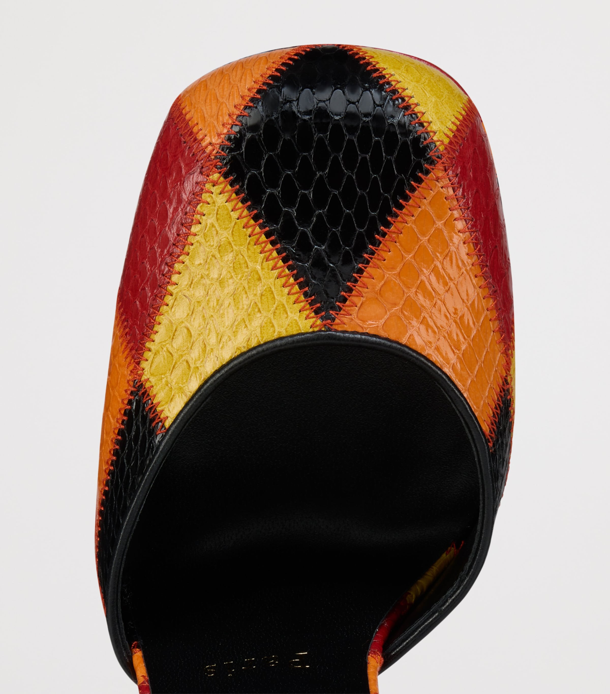 Aquadorcet Goat-Snakeskin Leather Platform Pumps 160 8928 Image 6